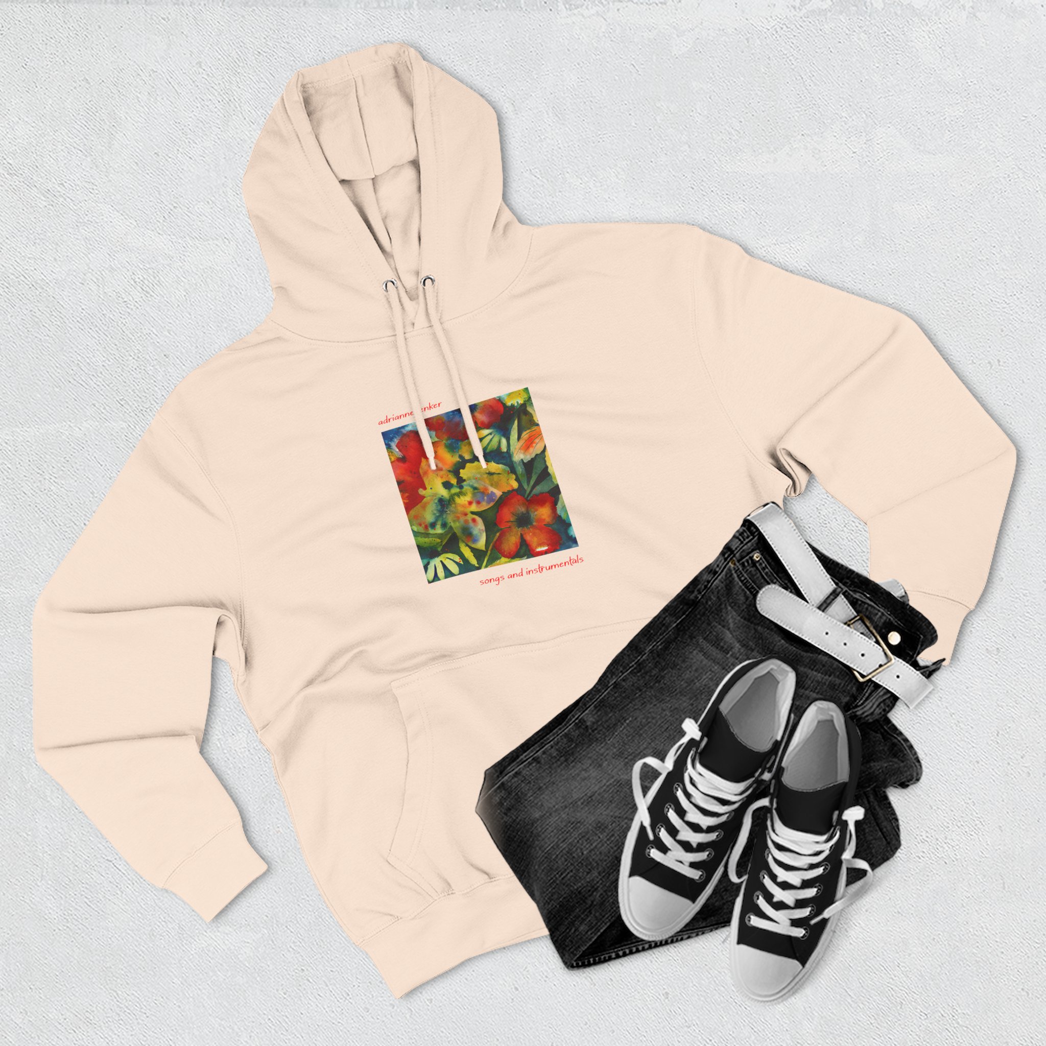 Adrianne Lenker Songs and Instrumentals Three-panel Fleece Hoodie