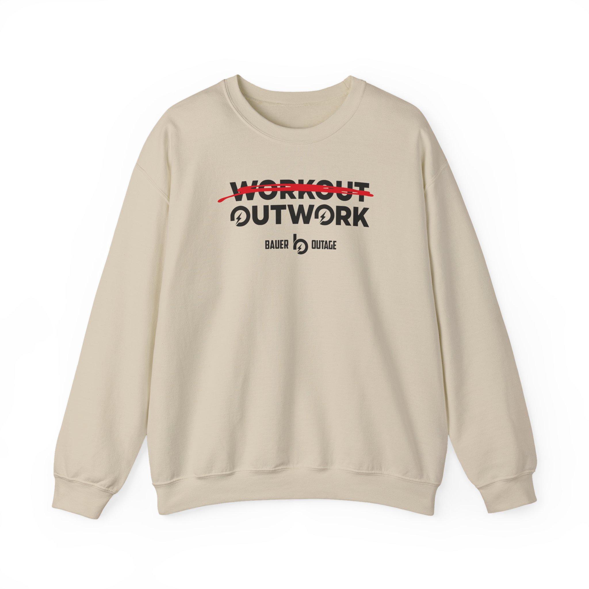 Trevor Bauer Outwork Workout Unisex Heavy Blendâ„¢ Crewneck Sweatshirt