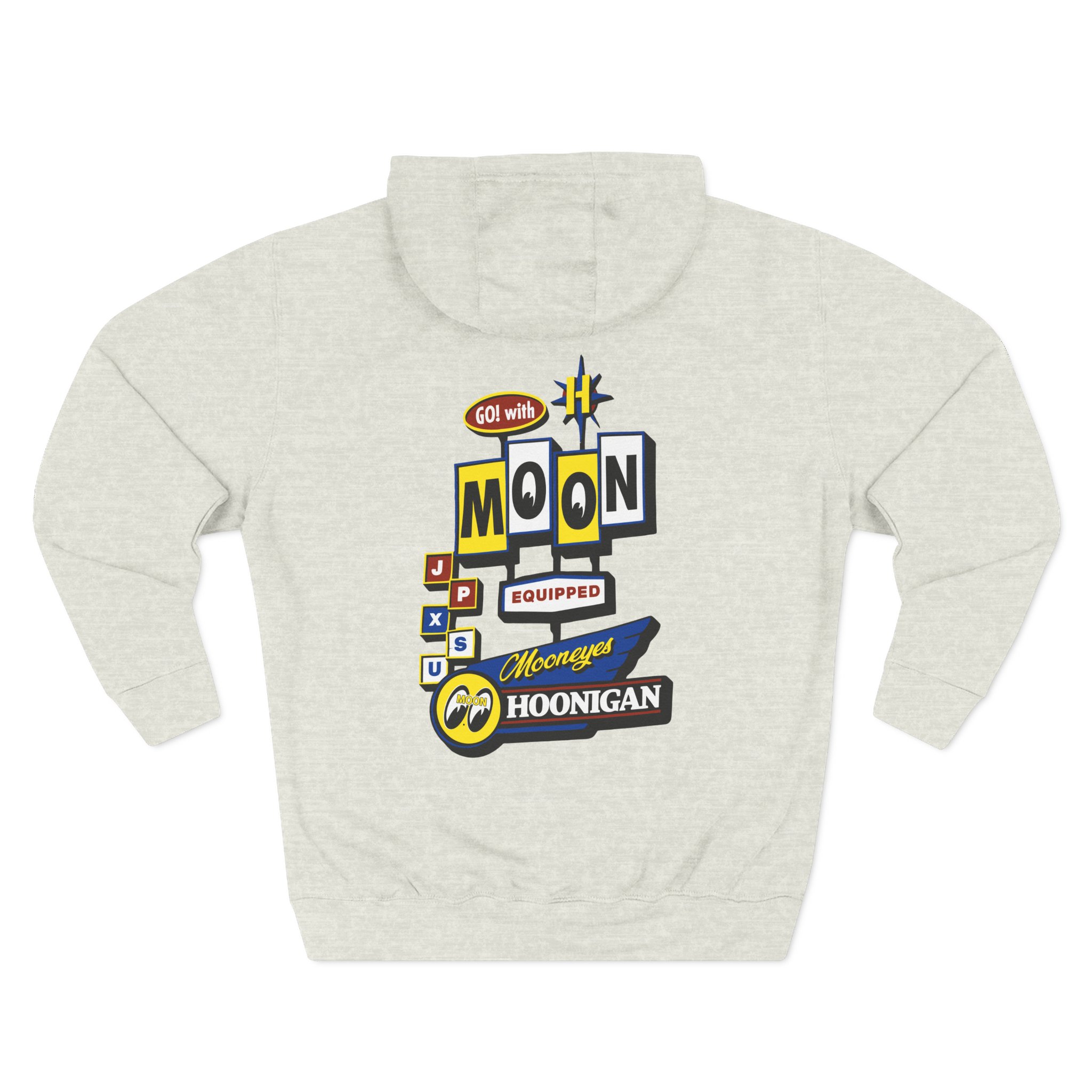 Ken Block Hoonigan X Mooneyes Moonmotel Three-Panel Fleece Hoodie