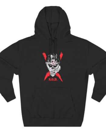 Stormtroopers of Death Plastic Head Three-Panel Fleece Hoodie