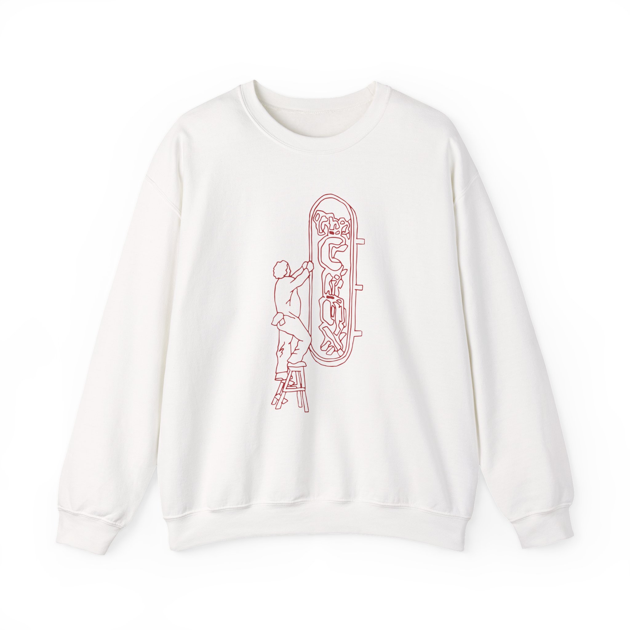 Djo The Crux Sign Ringer Unisex Heavy Blendâ„¢ Crewneck Sweatshirt