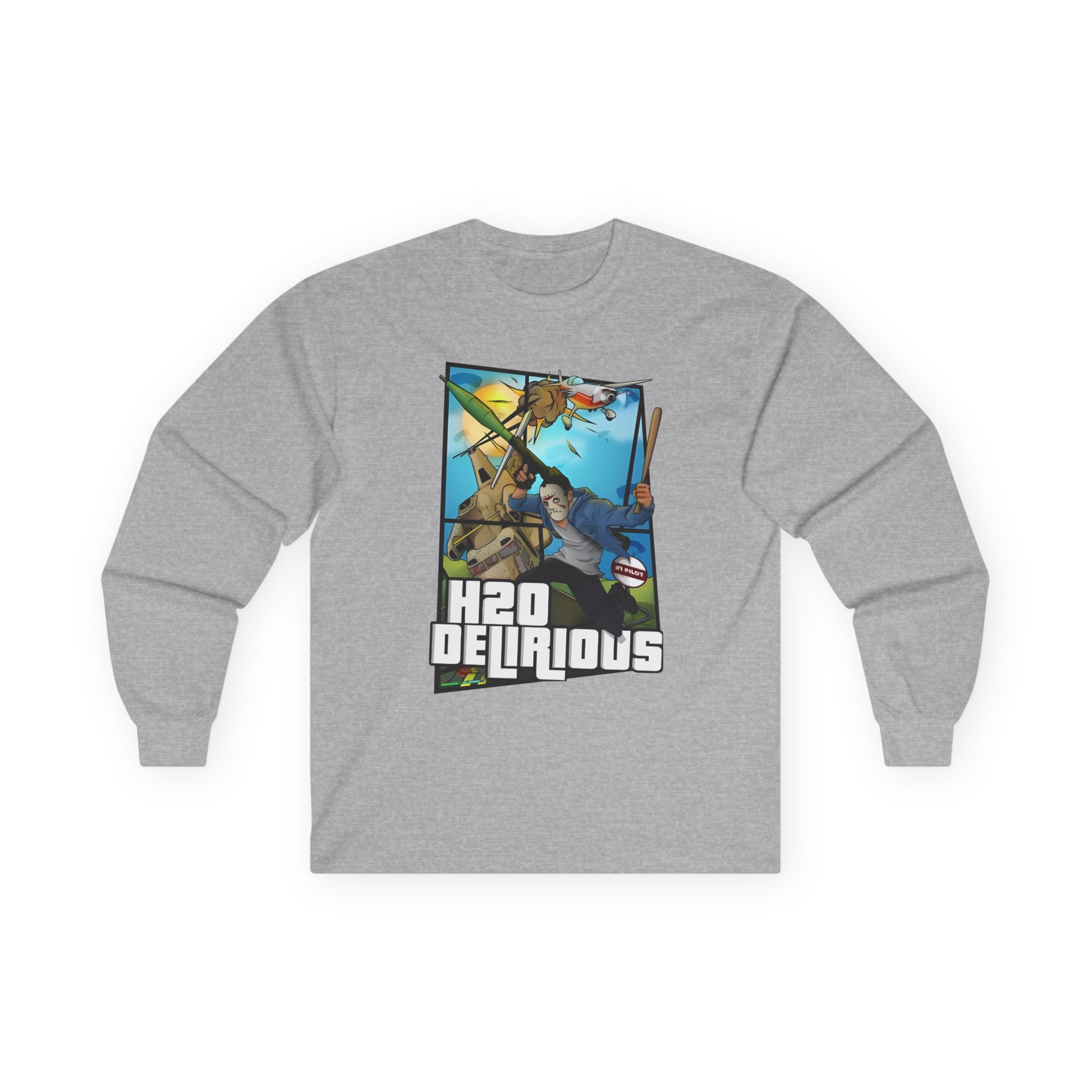 H2odelirious Unisex Ultra Cotton Long Sleeve Tee