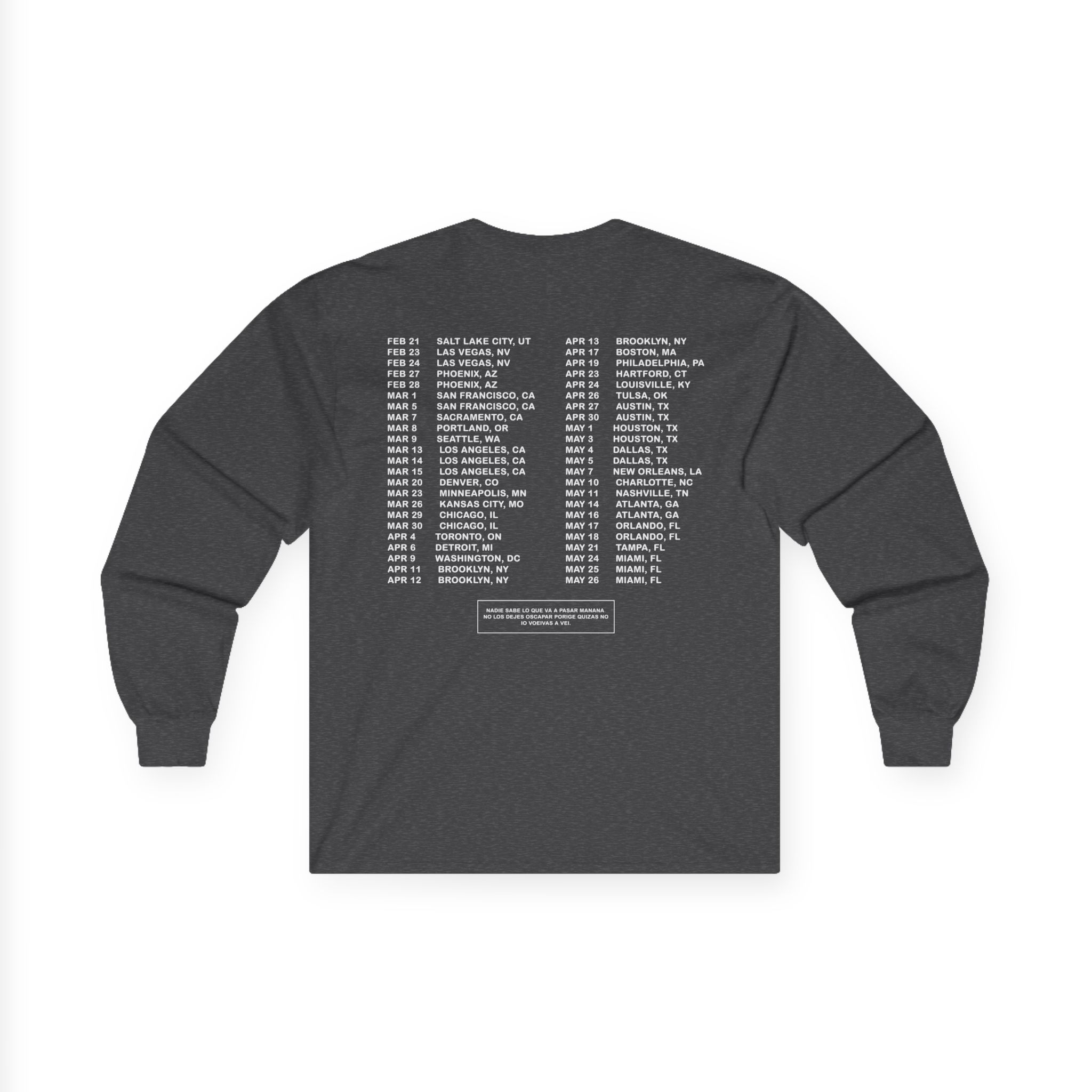 BB Gracias Por Nada Unisex Ultra Cotton Long Sleeve Tee