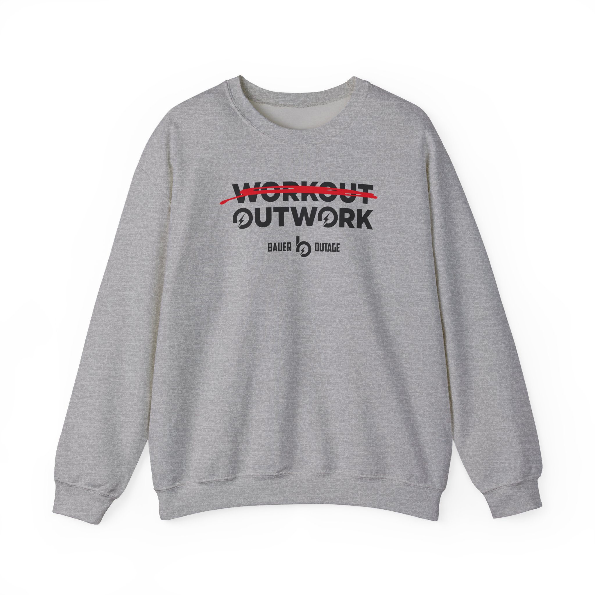 Trevor Bauer Outwork Workout Unisex Heavy Blendâ„¢ Crewneck Sweatshirt