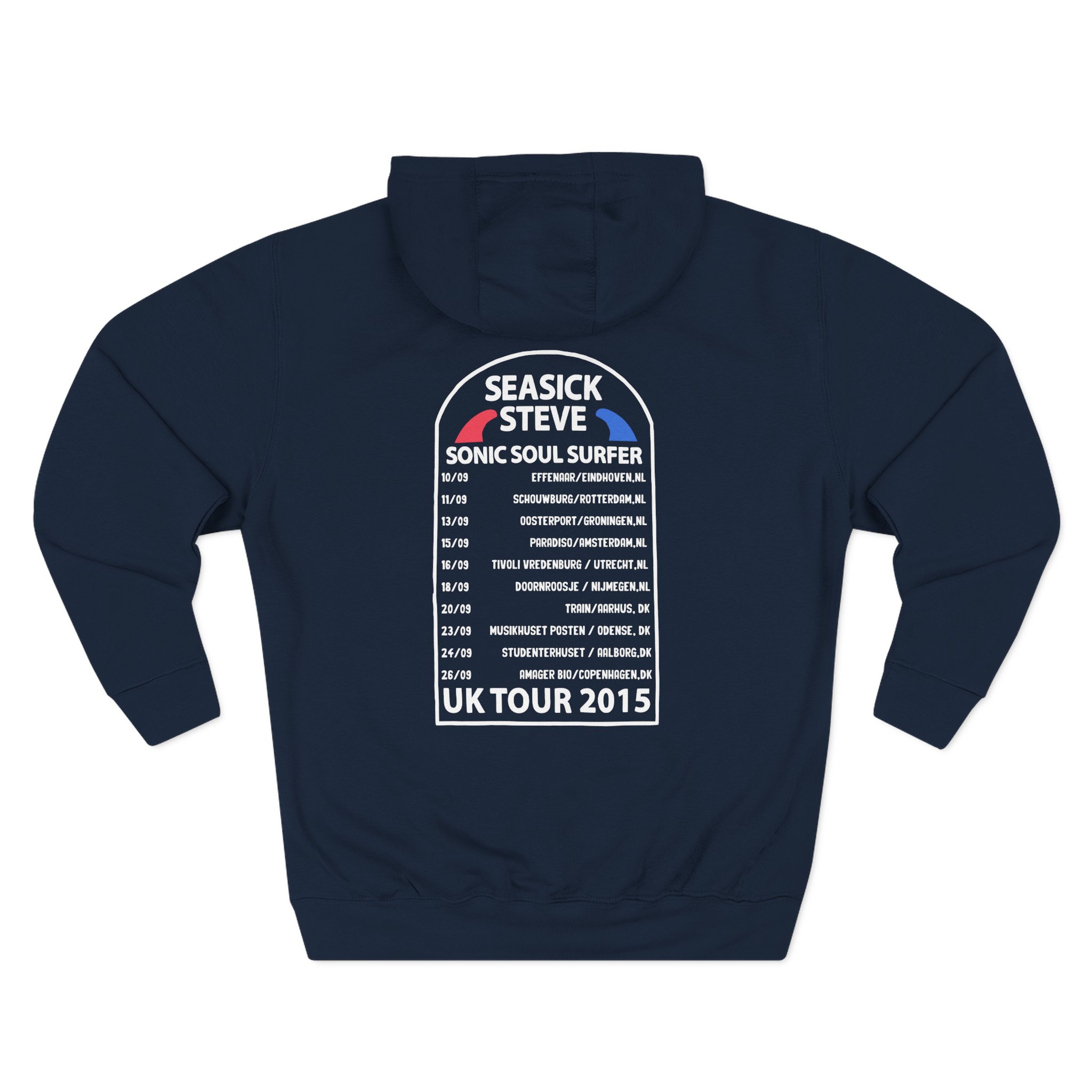 Seasick Steve Sonic Soul Surfer Three-Panel Fleece Hoodie