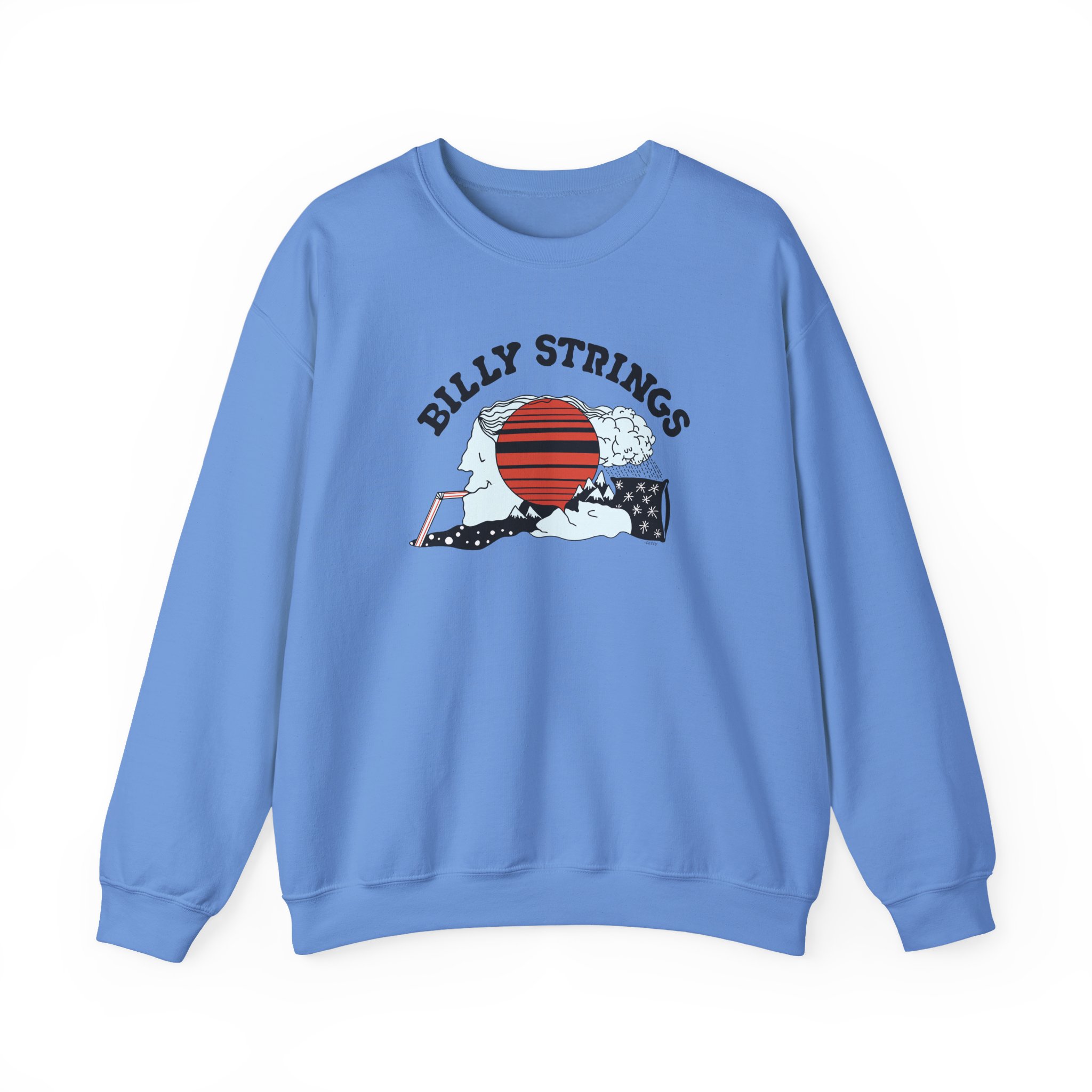 Billy Strings Dream Tie Dye Unisex Heavy Blendâ„¢ Crewneck Sweatshirt