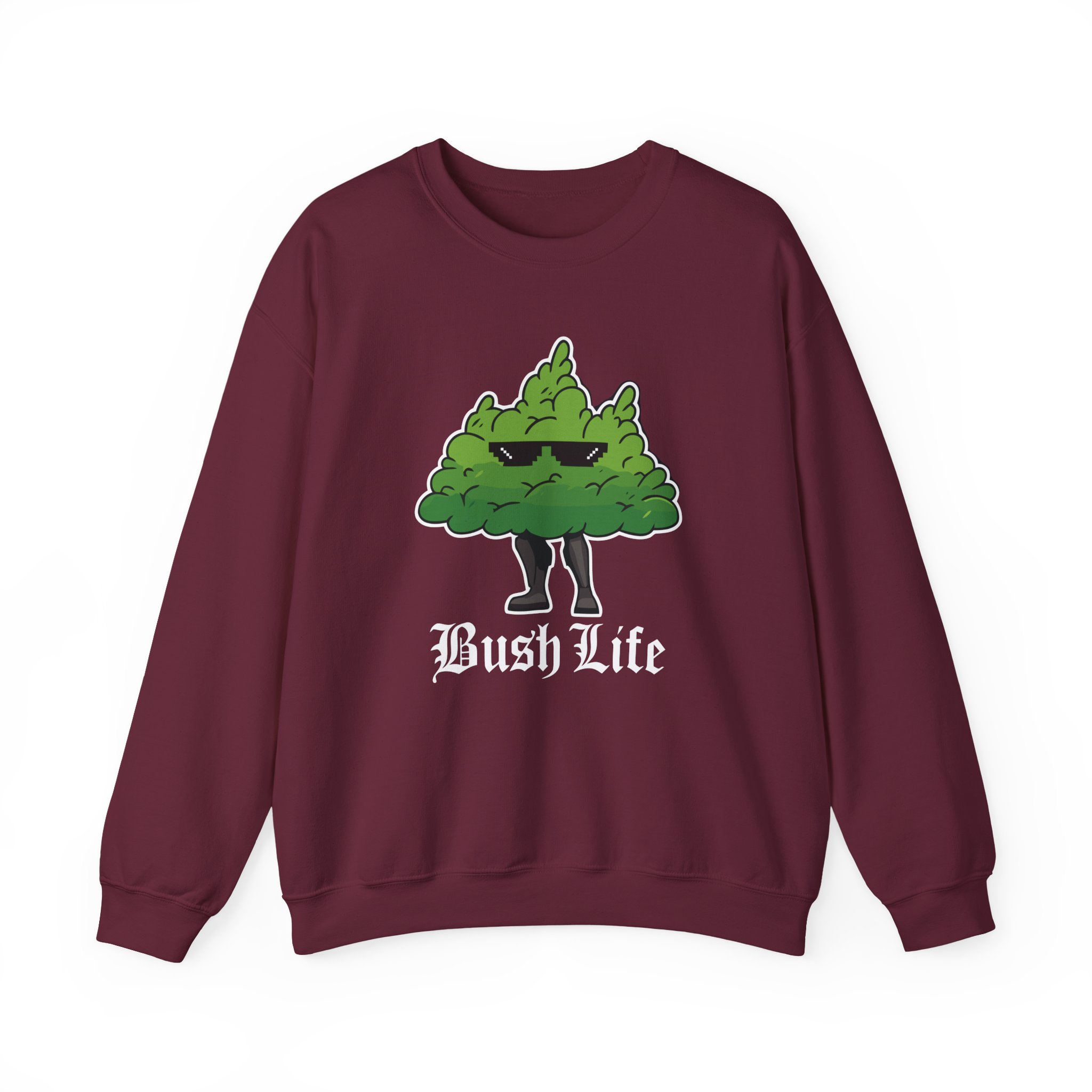 Morgz Bush Life Unisex Heavy Blendâ„¢ Crewneck Sweatshirt