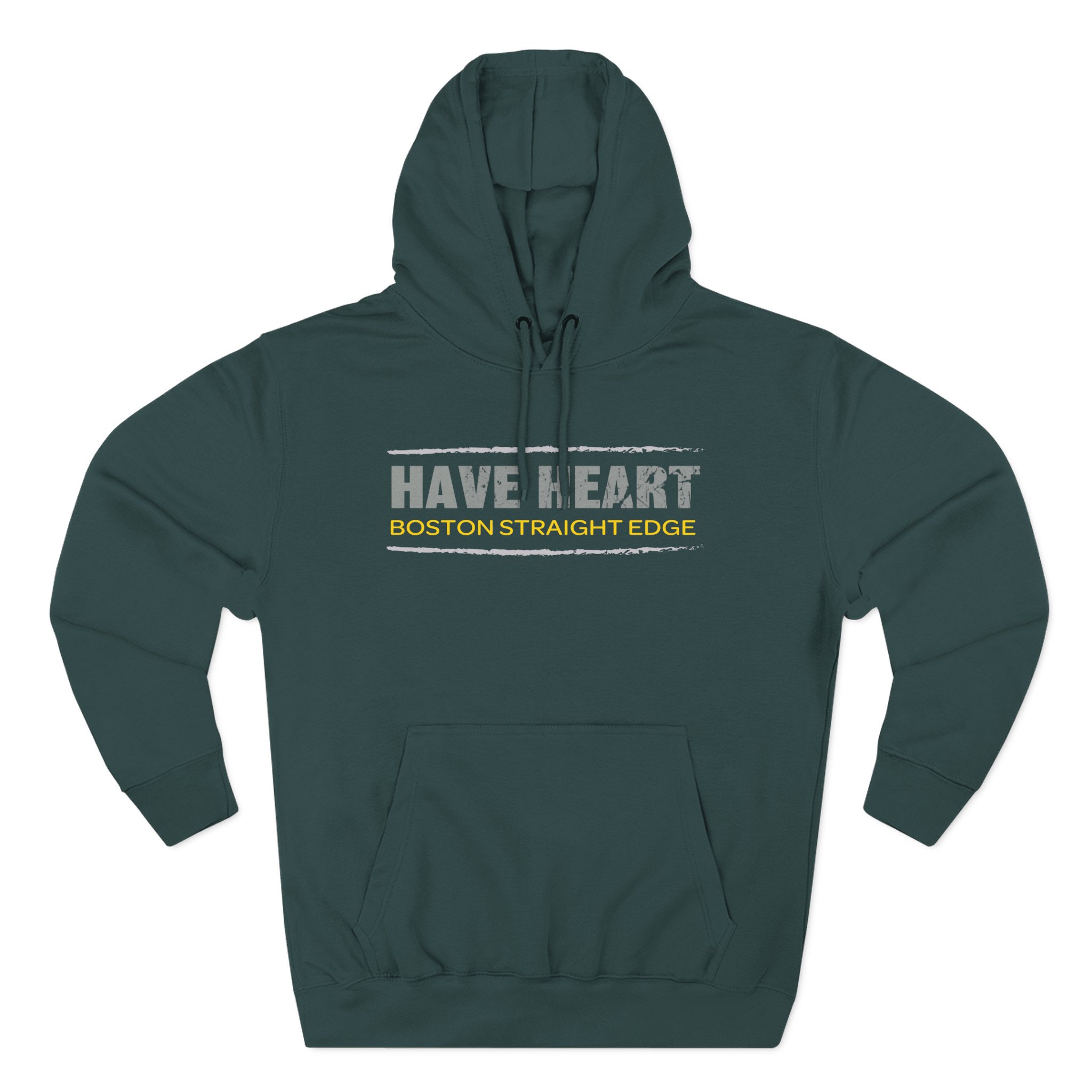 Have Heart Boston Straight Edge Three-Panel Fleece Hoodie