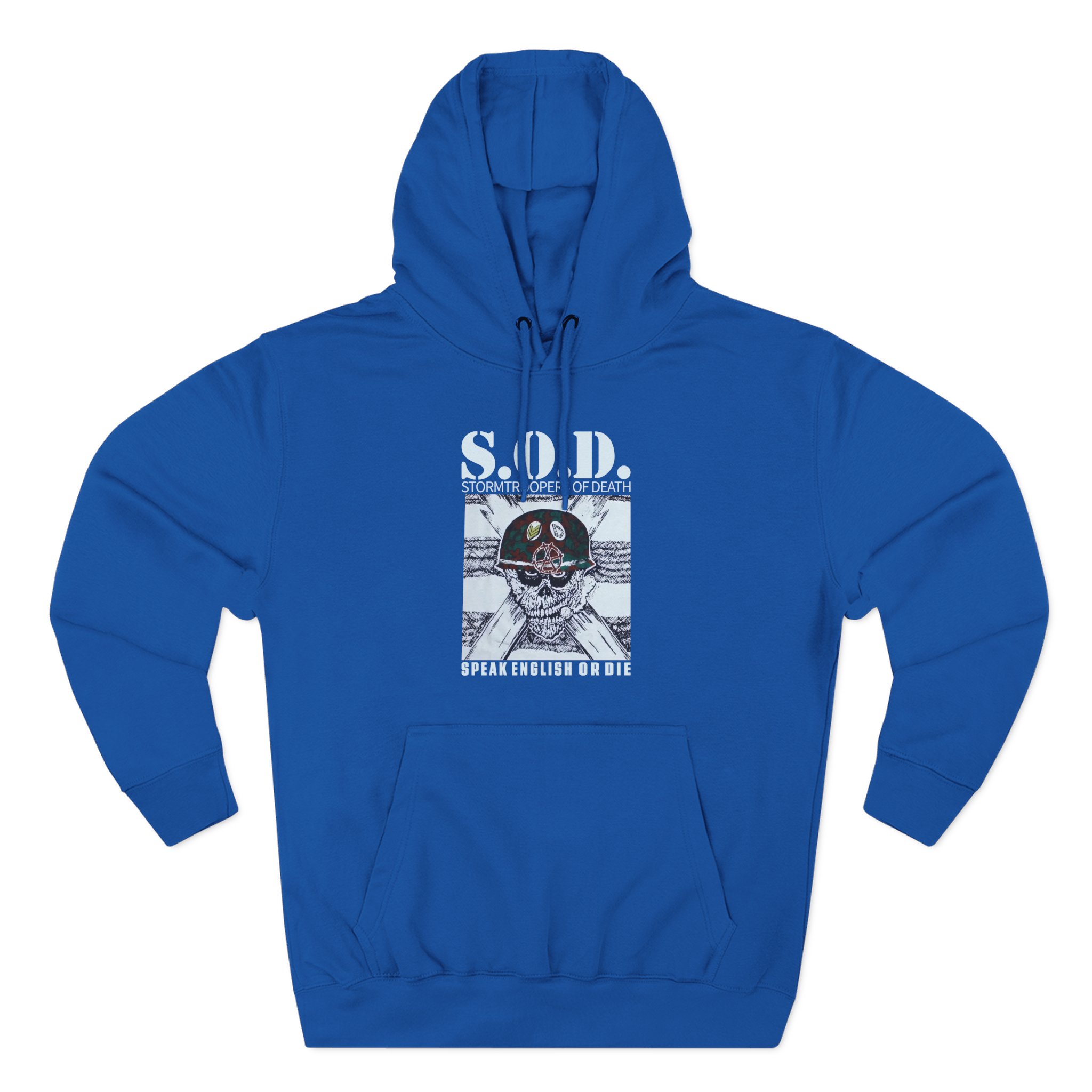 Stormtroopers of Death S.o.d. Band Three-Panel Fleece Hoodie