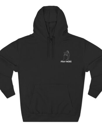 Roman Atwood Pray More Three-Panel Fleece Hoodie