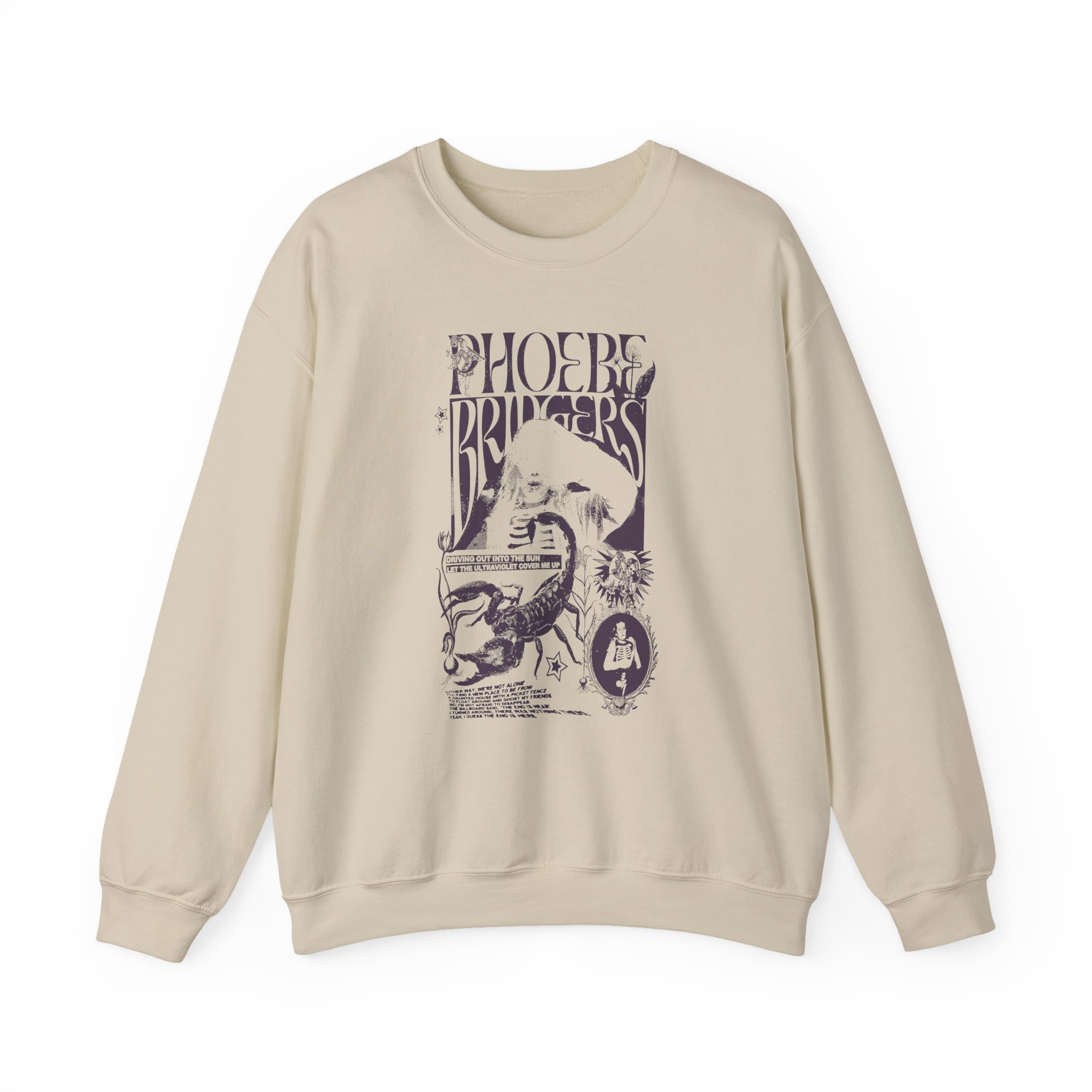 Phoebe Bridgers I Know the End Natural Unisex Heavy Blendâ„¢ Crewneck Sweatshirt