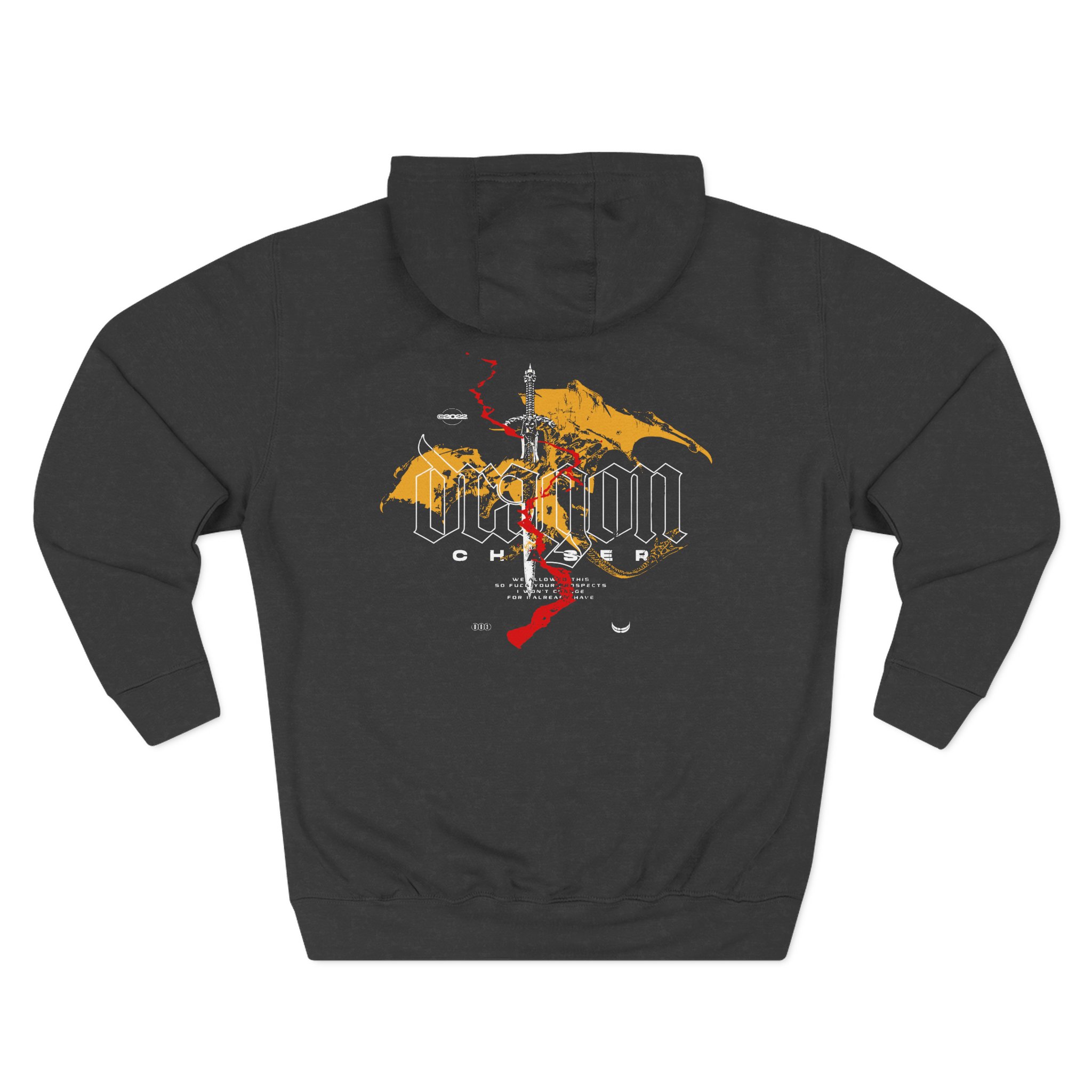 Darko Dragon Chaser Three-Panel Fleece Hoodie