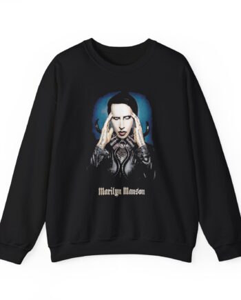 Marilyn Manson Psychic Horns Unisex Heavy Blend™ Crewneck Sweatshirt