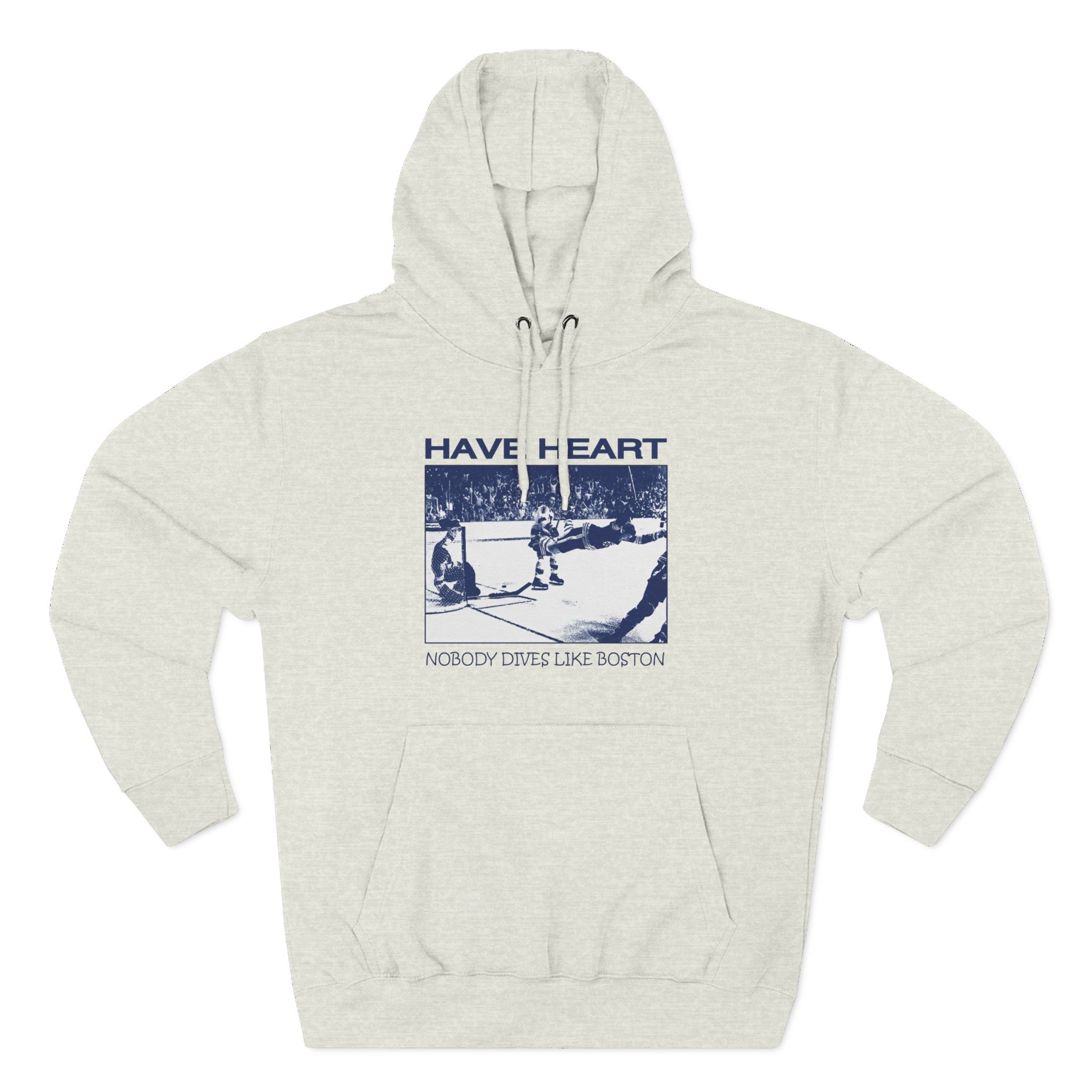 Have Heart Nobody Dives Like Boston Three-Panel Fleece Hoodie