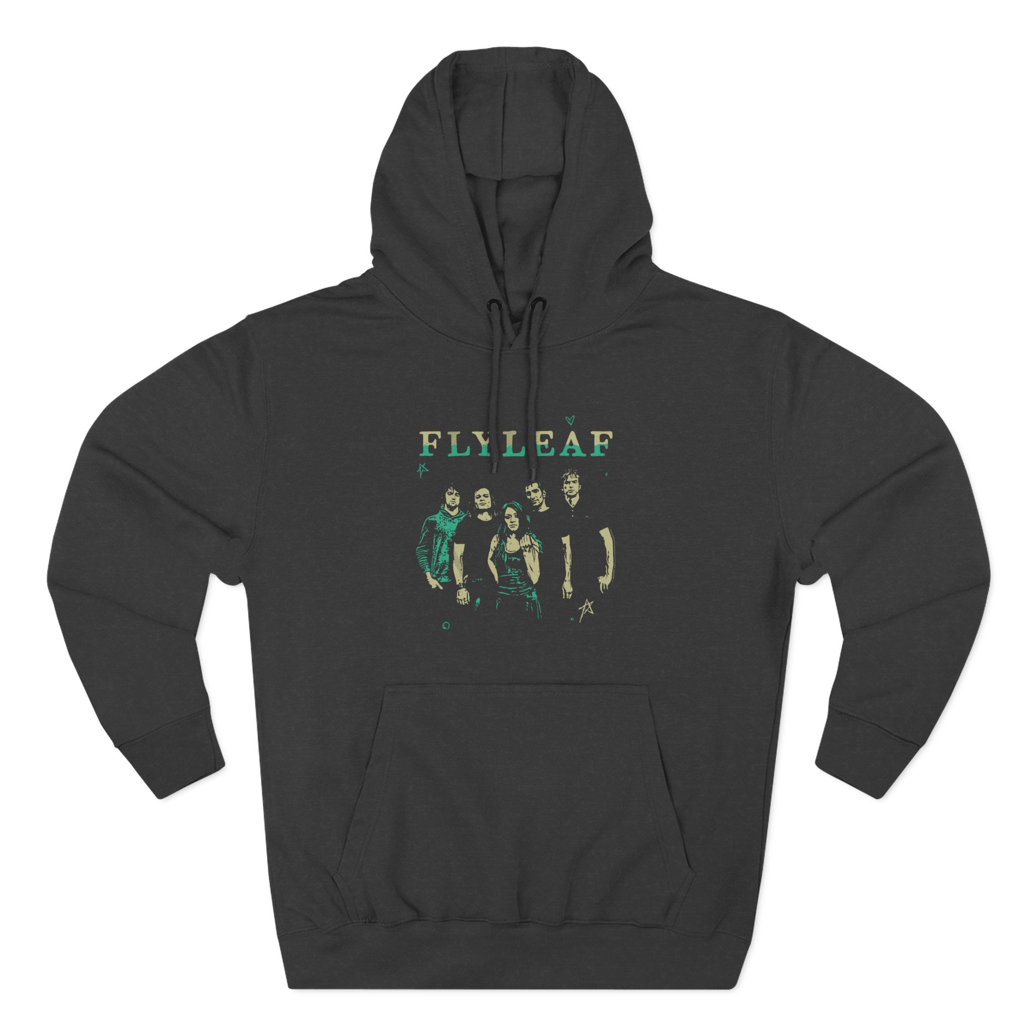 Flyleaf Group Photo Three-Panel Fleece Hoodie