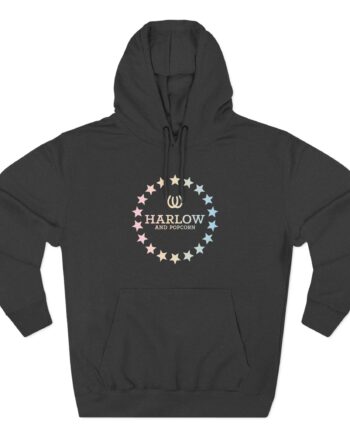 Harlow and Popcorn Three-Panel Fleece Hoodie