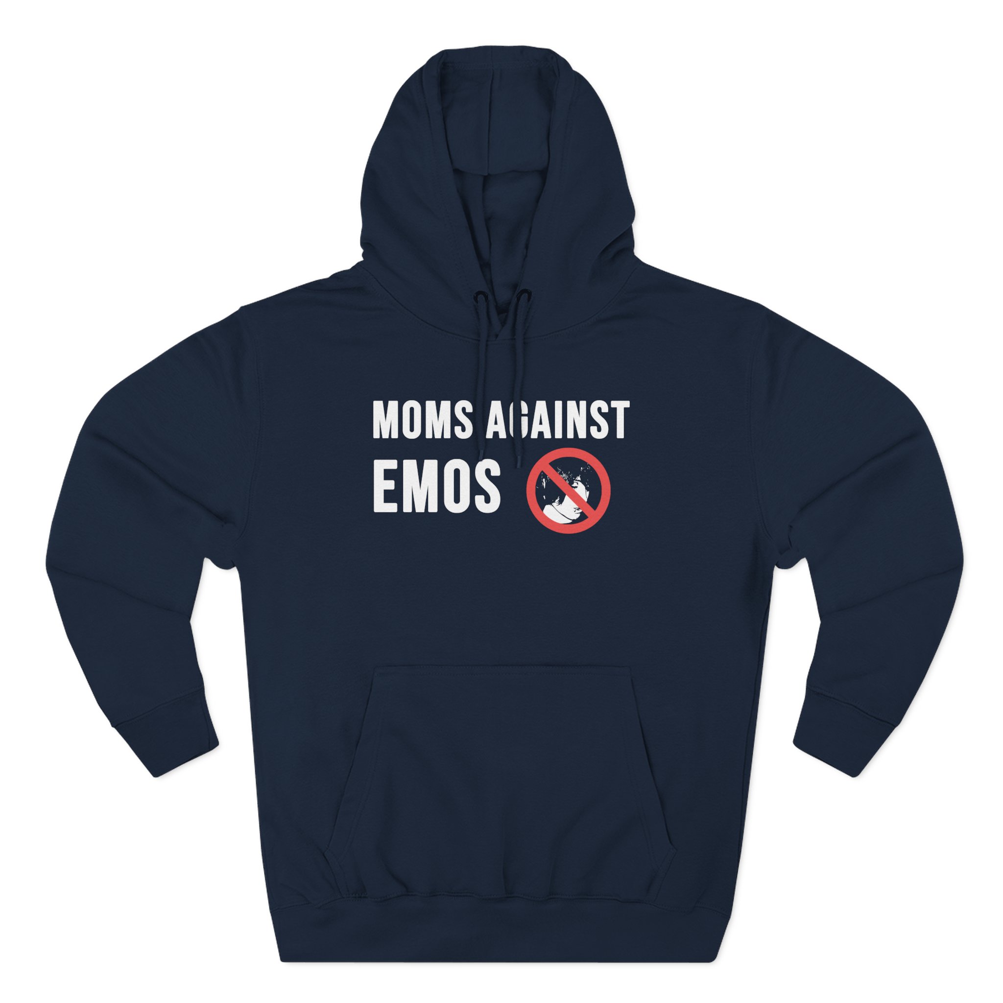 Jake & Johnnie Moms Against Emos Three-Panel Fleece Hoodie