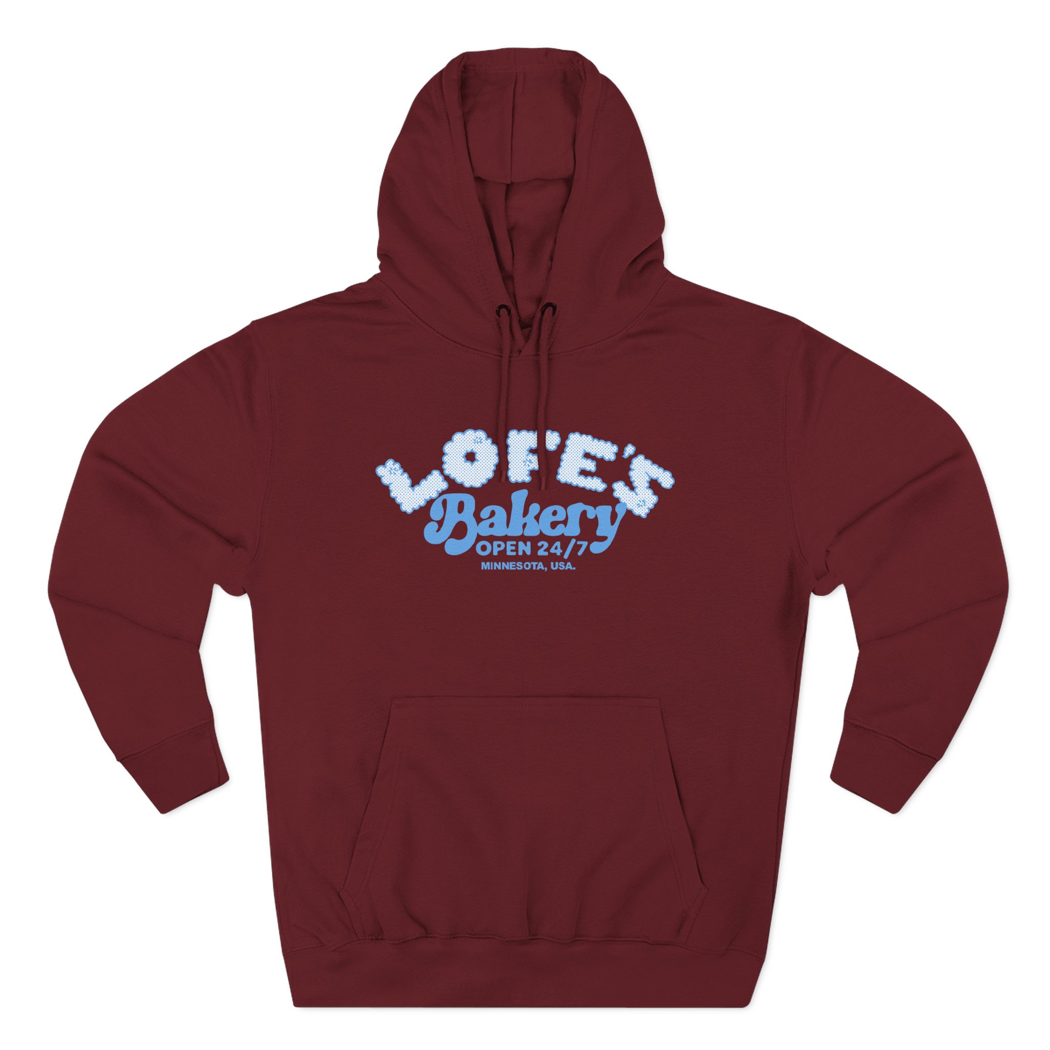 Lofe Bakery Three-Panel Fleece Hoodie