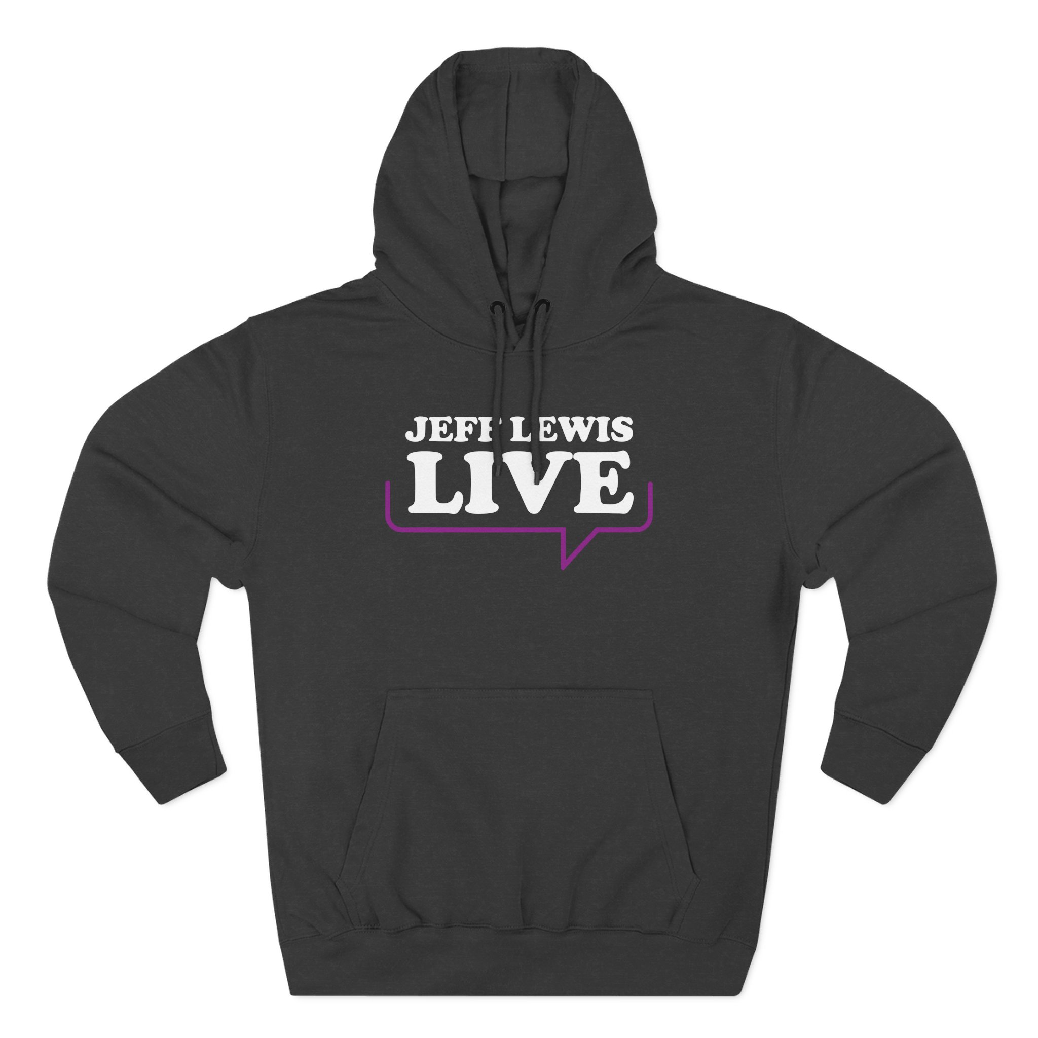 Jeffrey Lewis Three-Panel Fleece Hoodie