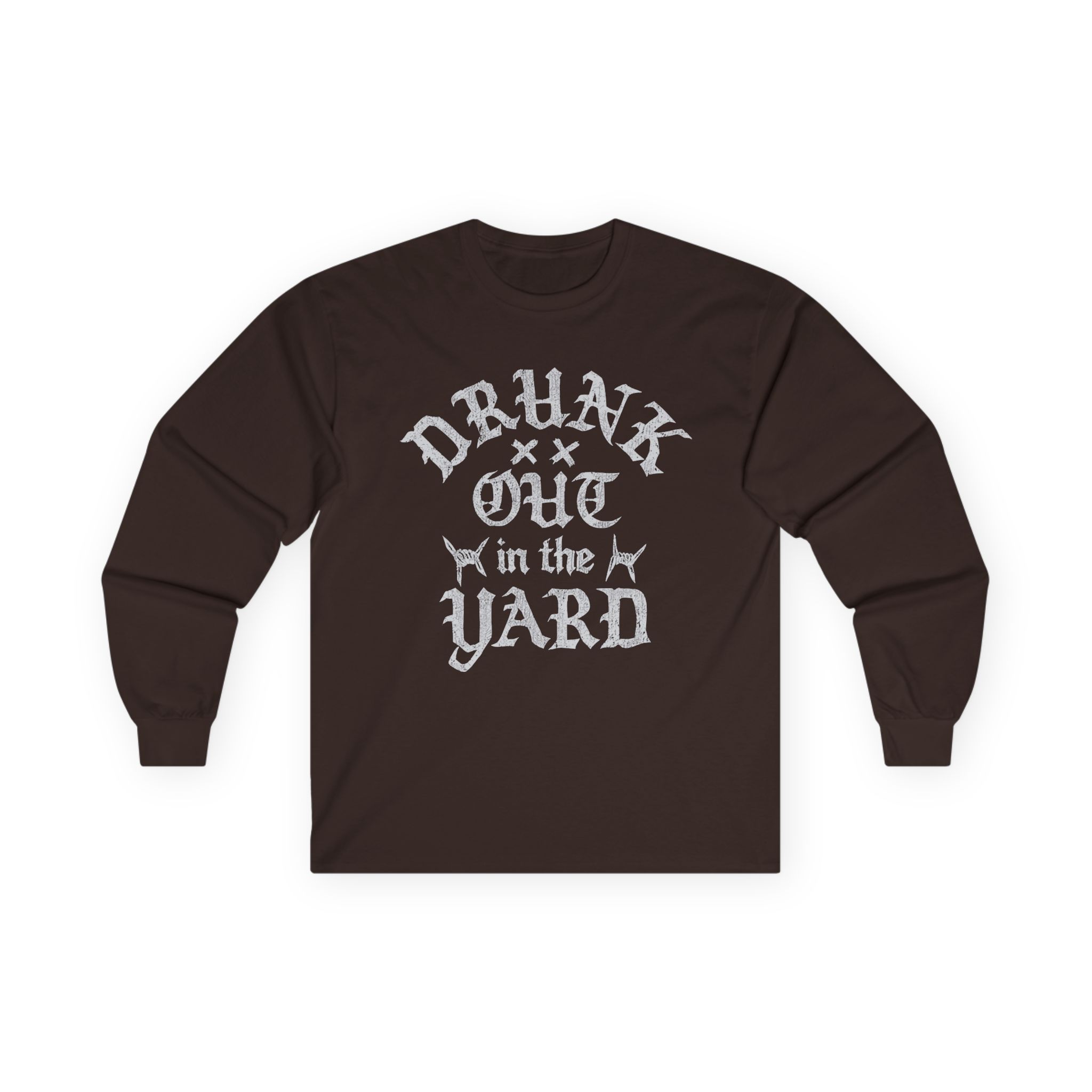 Hardy Drunk Out in the Yard Unisex Ultra Cotton Long Sleeve Tee