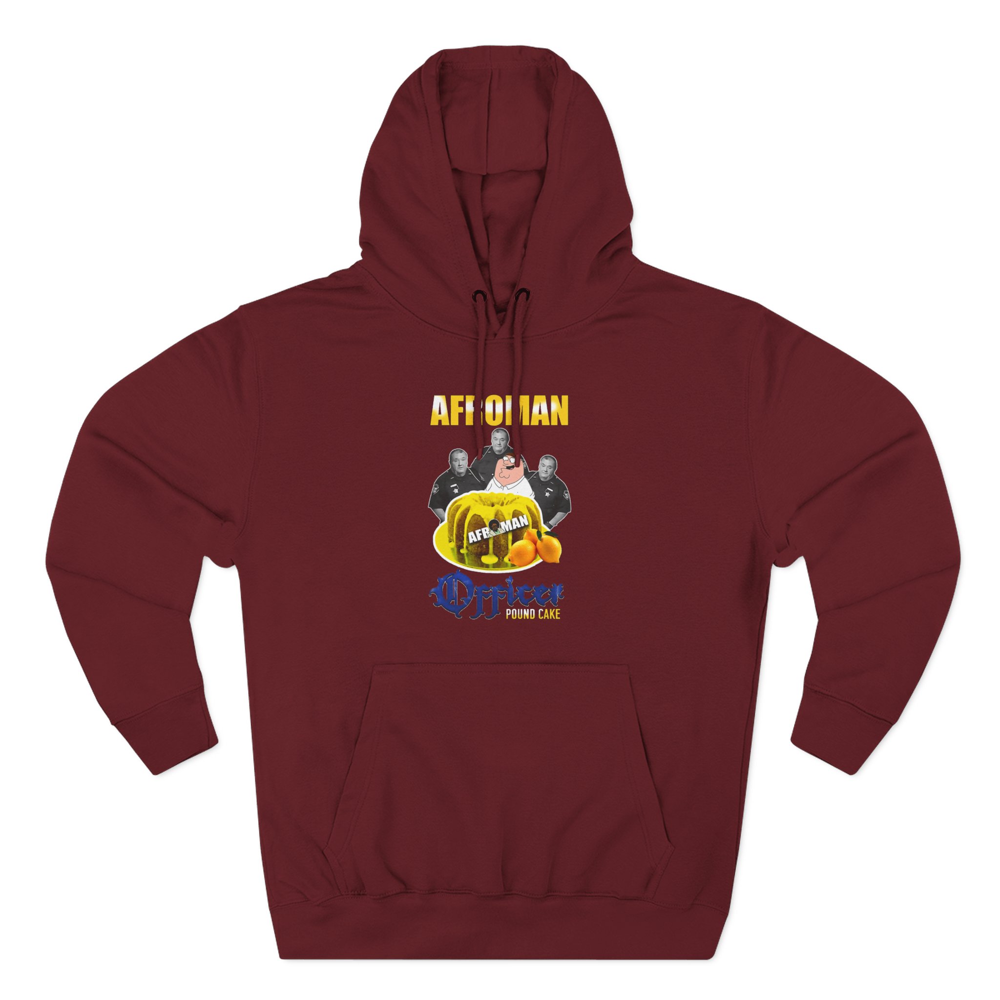 Afroman Lemon Pound Cake Three-Panel Fleece Hoodie