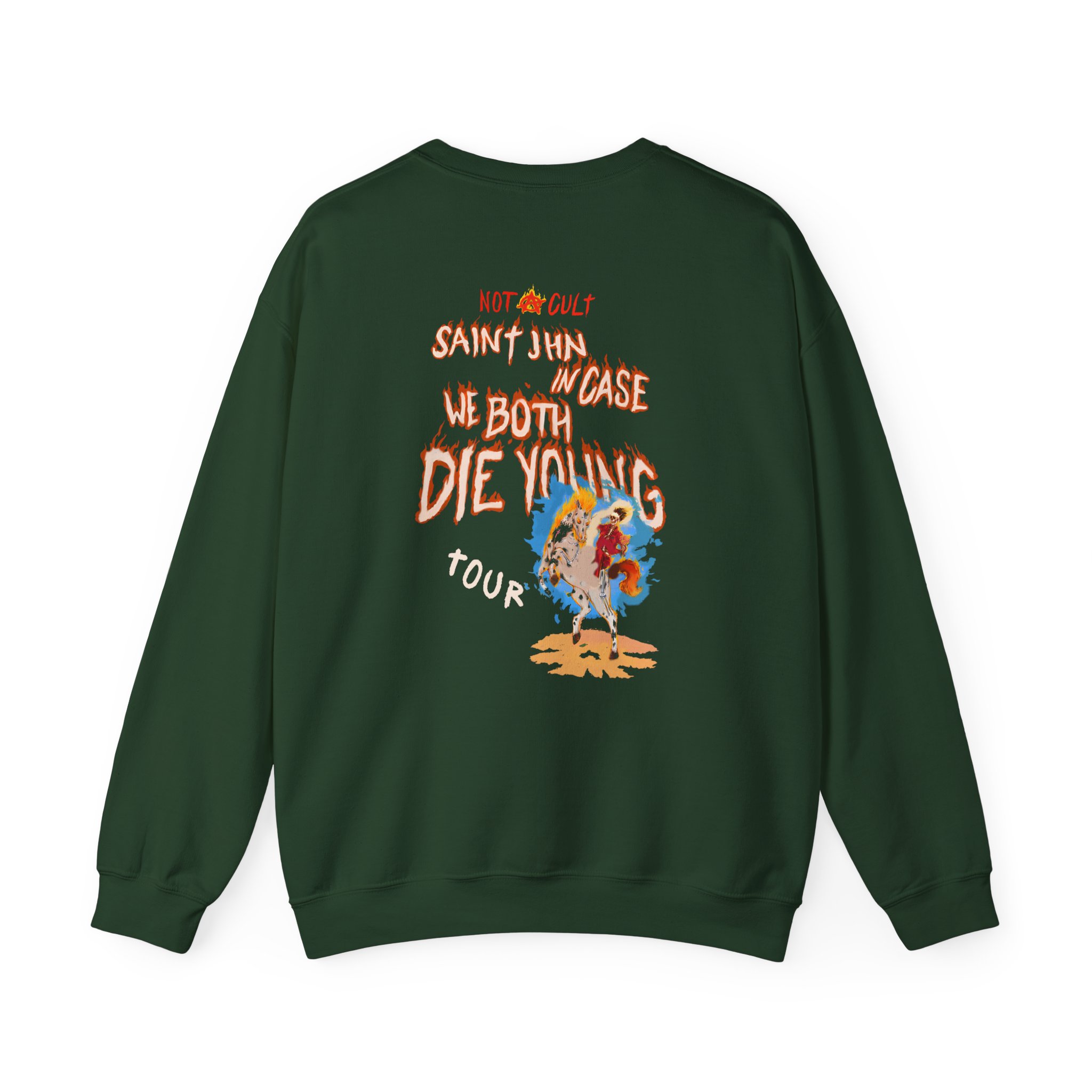 Saint Jhn Incase We Both Die Young World Tour Unisex Heavy Blendâ„¢ Crewneck Sweatshirt