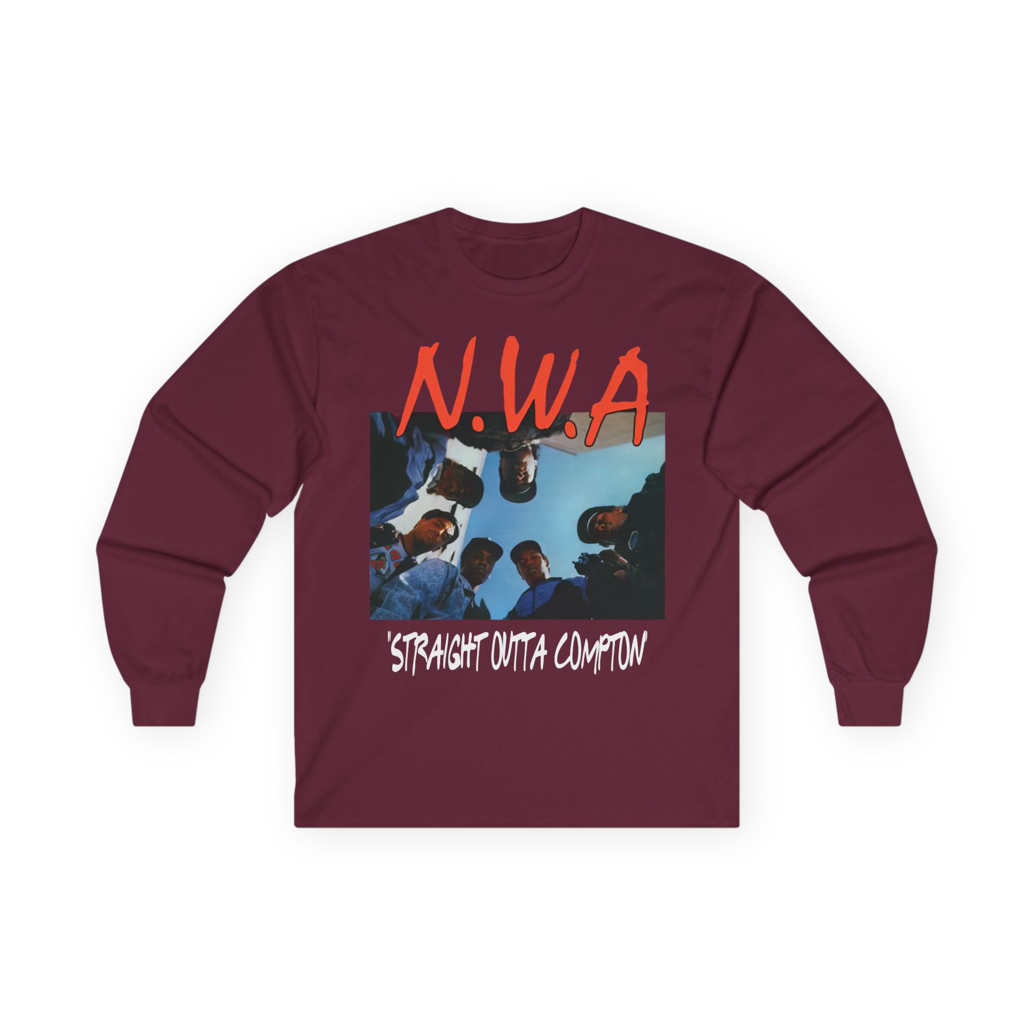 NWA Straight Outta Compton Unisex Ultra Cotton Long Sleeve Tee