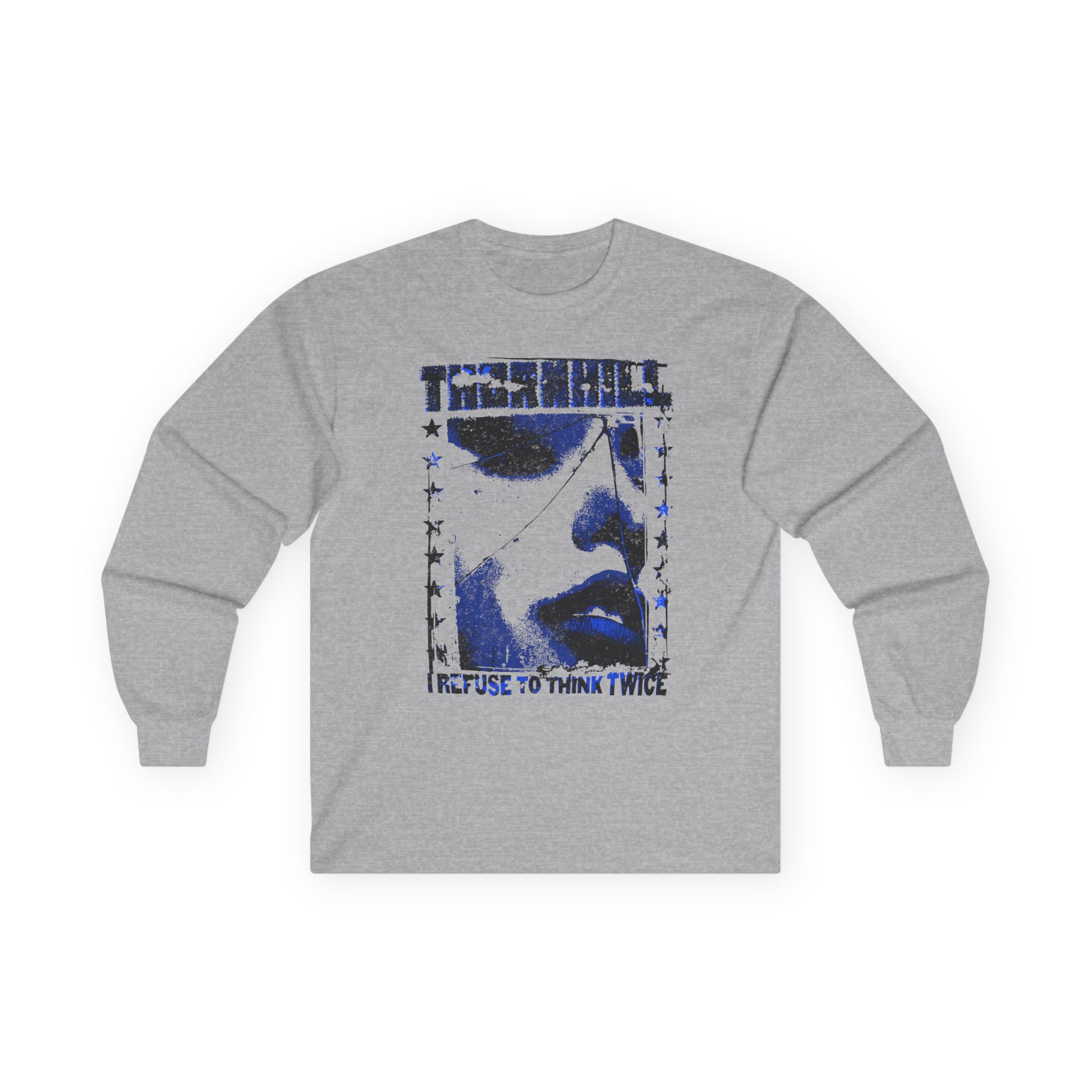 Thornhill Think Twice Sand Unisex Ultra Cotton Long Sleeve Tee