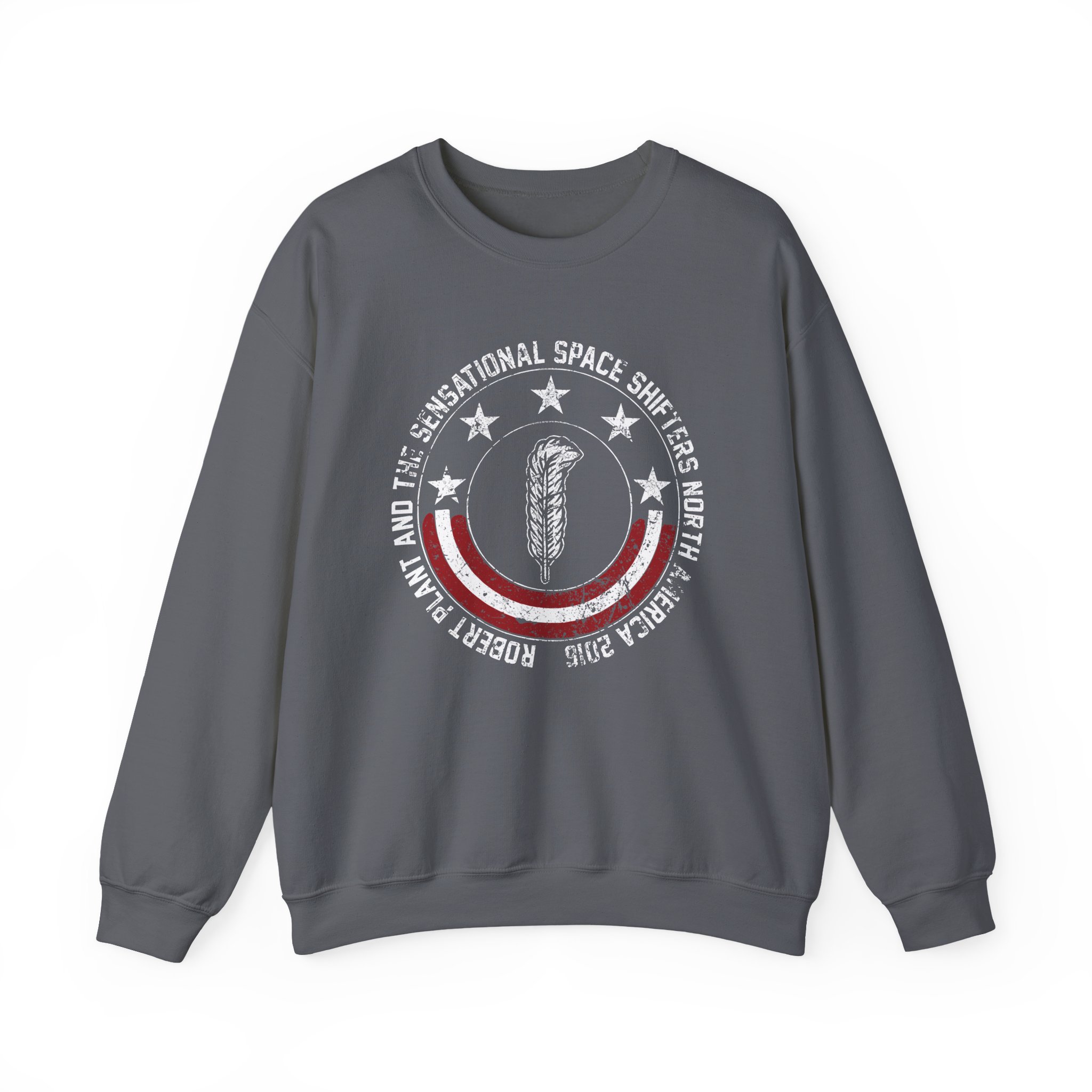 Robert Plant Patriotic Quill Itinerary Unisex Heavy Blendâ„¢ Crewneck Sweatshirt