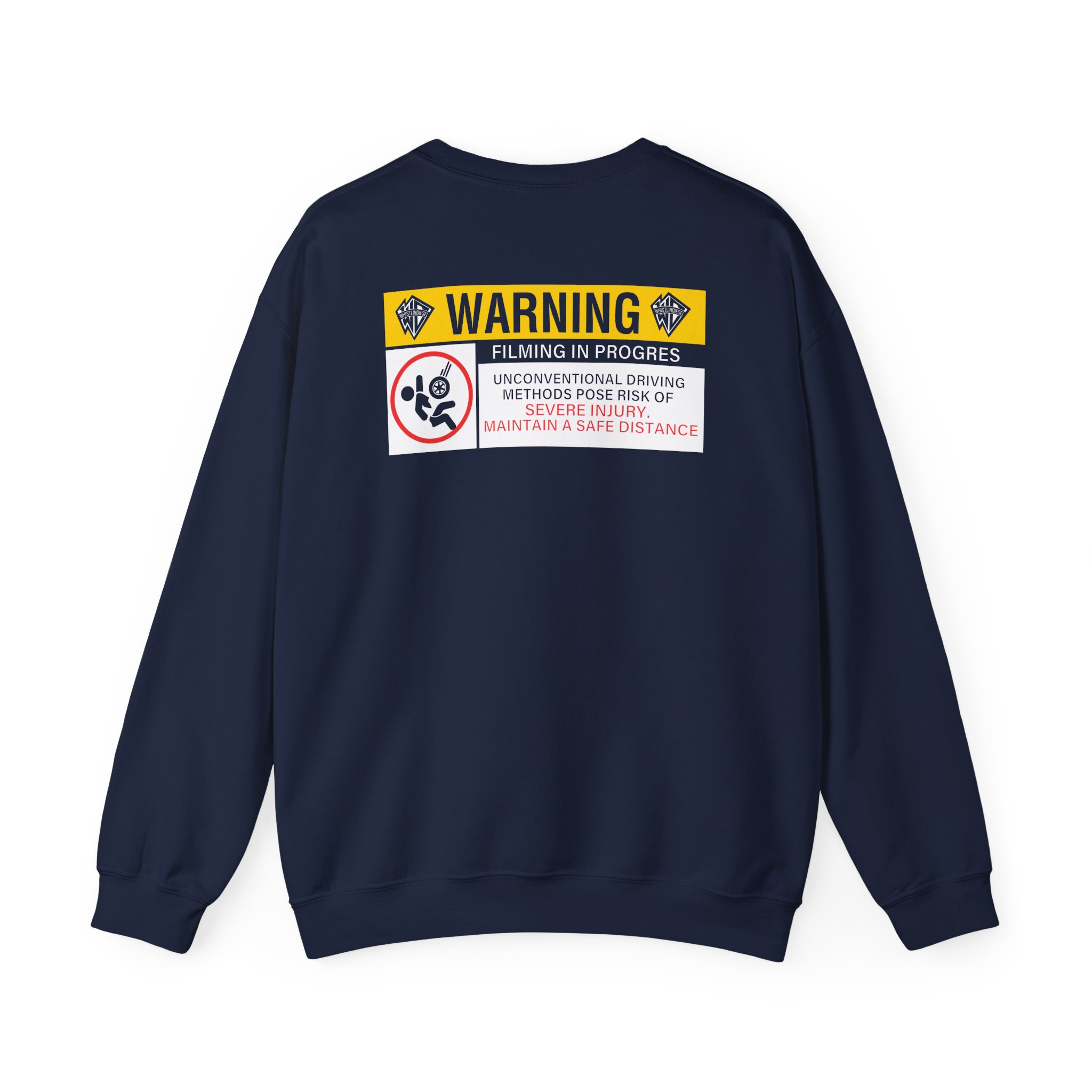 Monstermax Unconventional Driving Unisex Heavy Blendâ„¢ Crewneck Sweatshirt