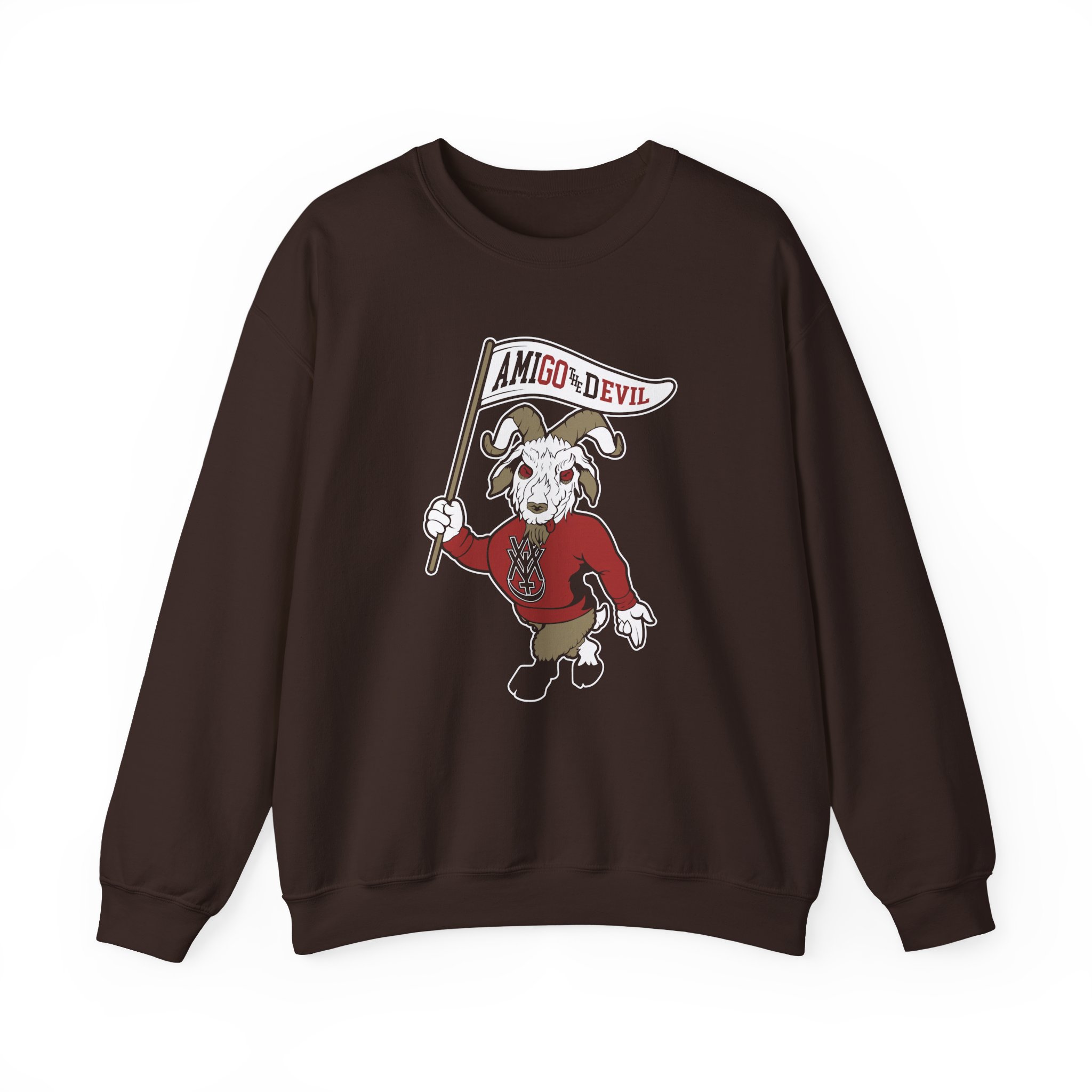 Amigo The Devil Go Evil Mascot Unisex Heavy Blendâ„¢ Crewneck Sweatshirt