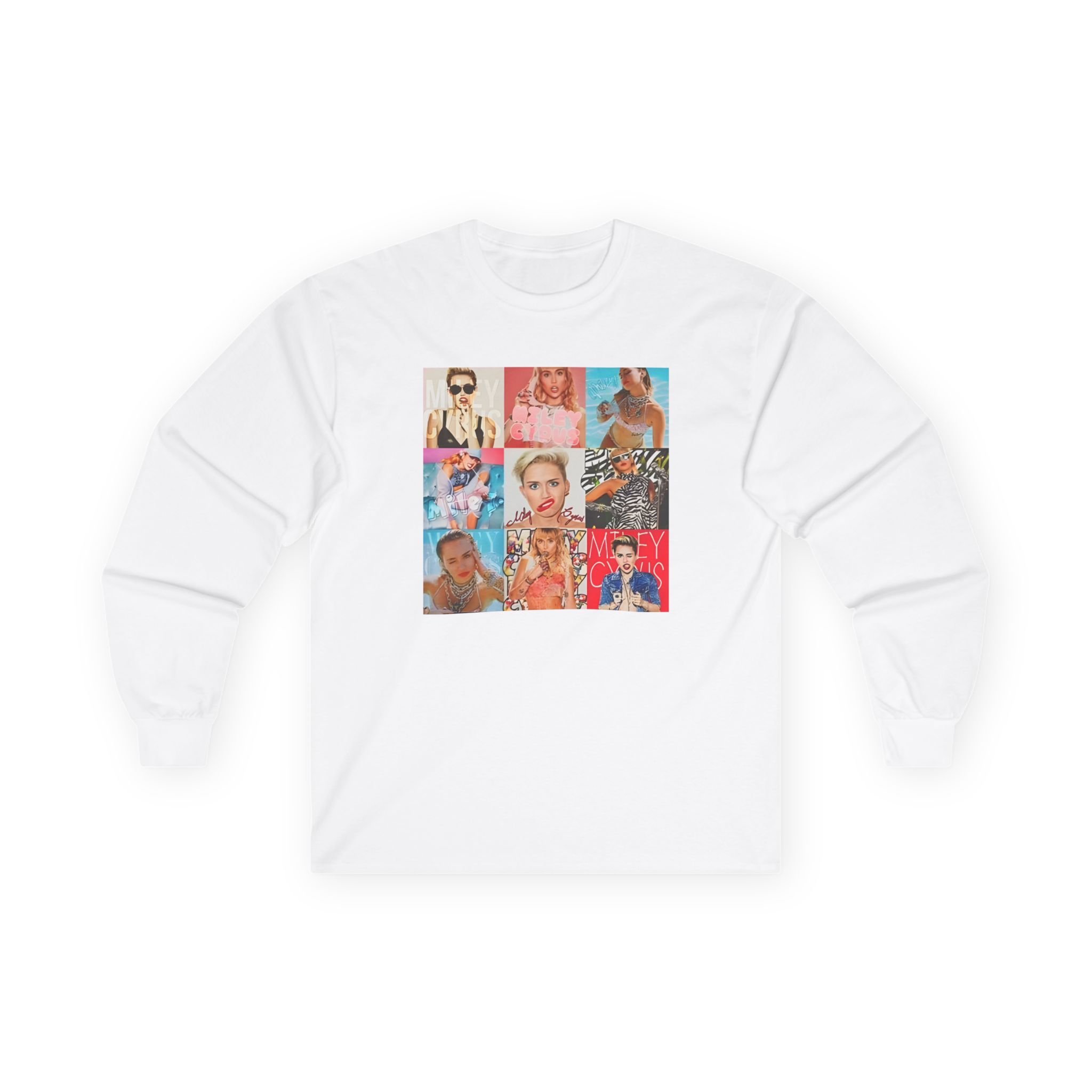 Miley Cyrus Serving Face South America Tour Unisex Ultra Cotton Long Sleeve Tee