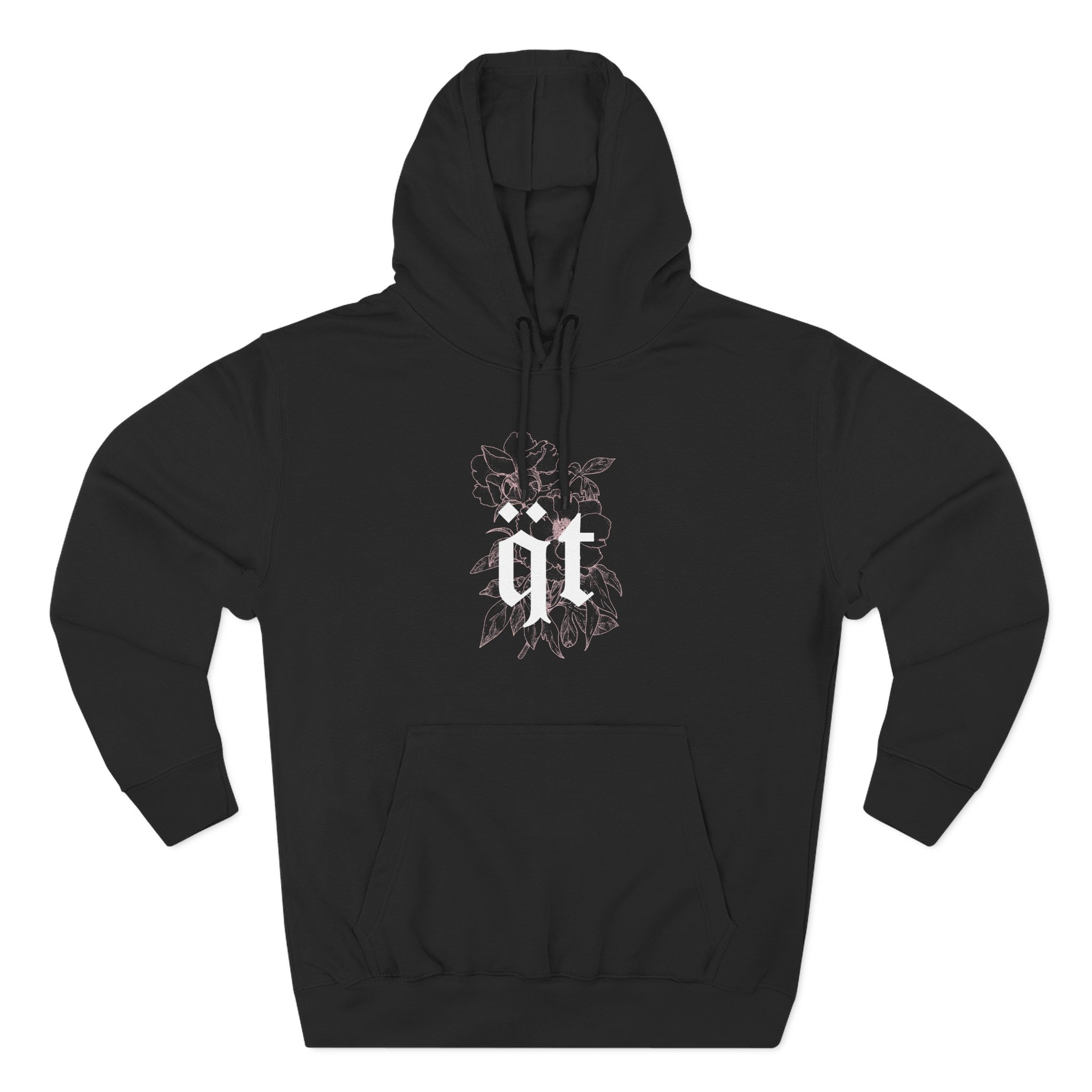 Qtcinderella Three-Panel Fleece Hoodie