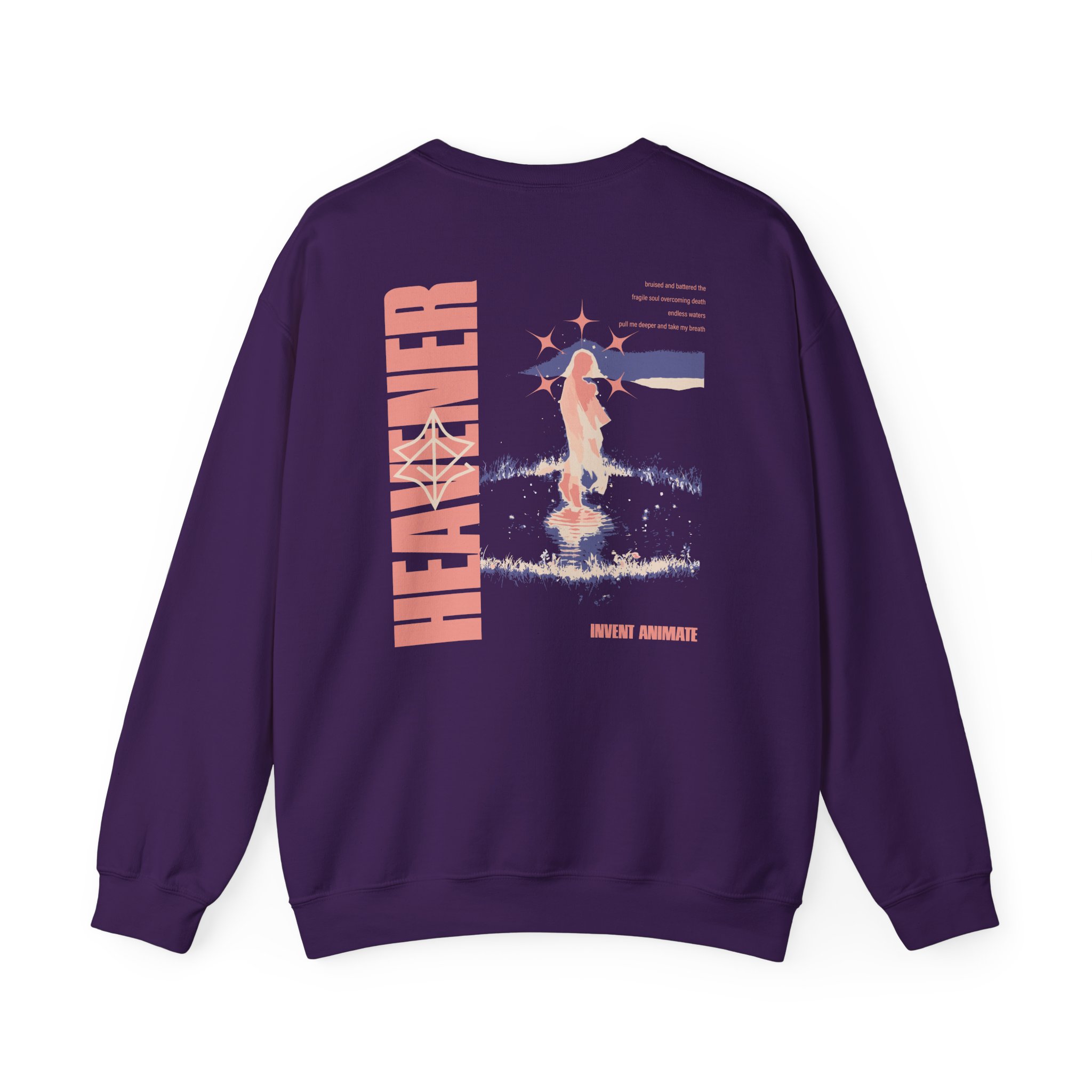 Invent Animate Endless Waters Unisex Heavy Blendâ„¢ Crewneck Sweatshirt