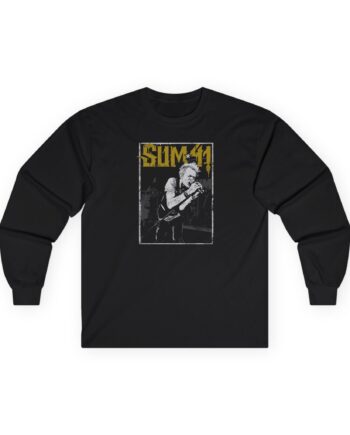 Sum 41 Illustrated Live Shot Unisex Ultra Cotton Long Sleeve Tee
