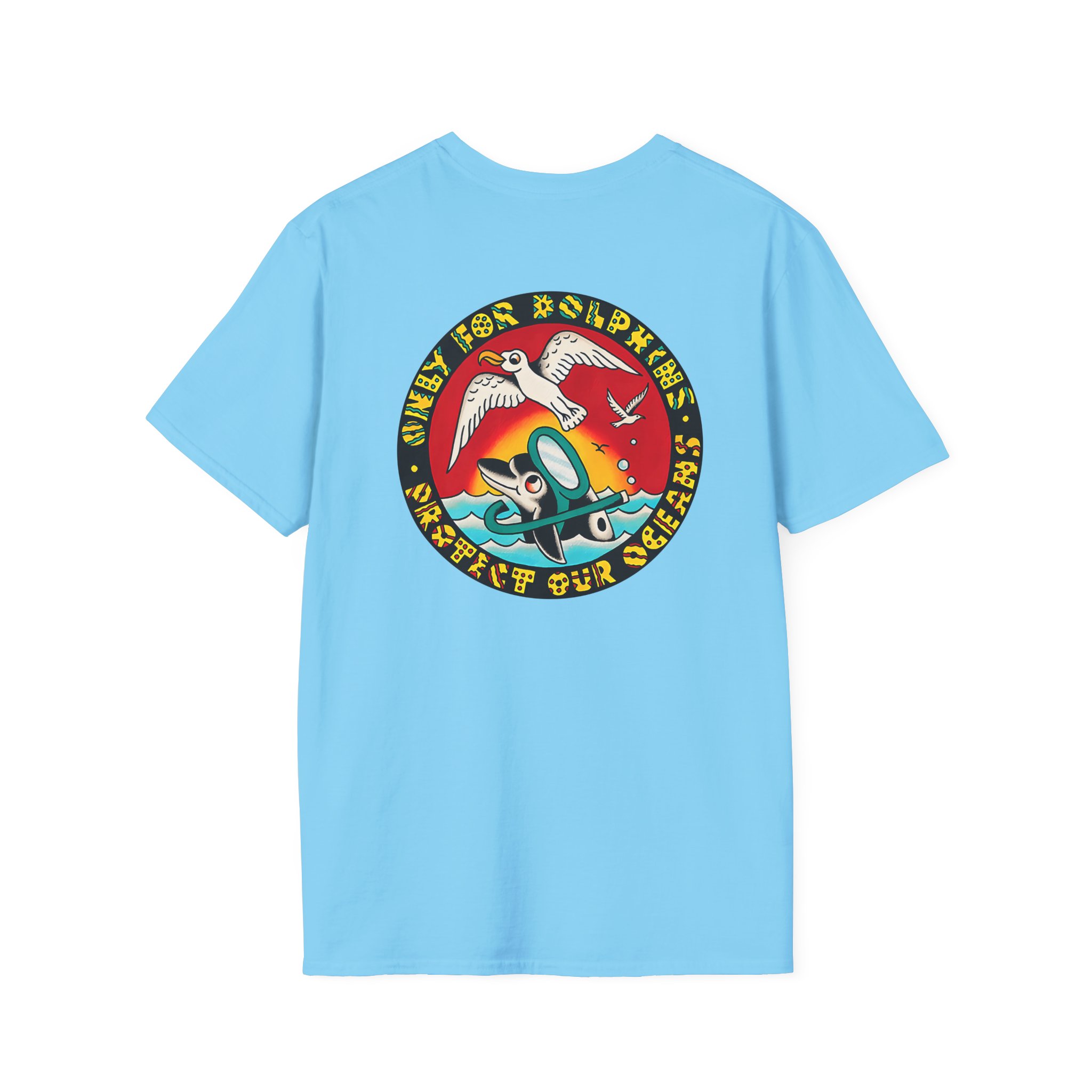 Action Bronson Only for Dolphins Unisex Softstyle T-Shirt