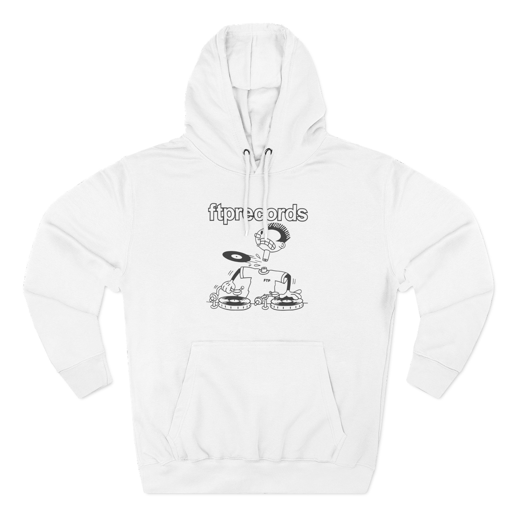 Adin Ross Ftprecords Three-Panel Fleece Hoodie