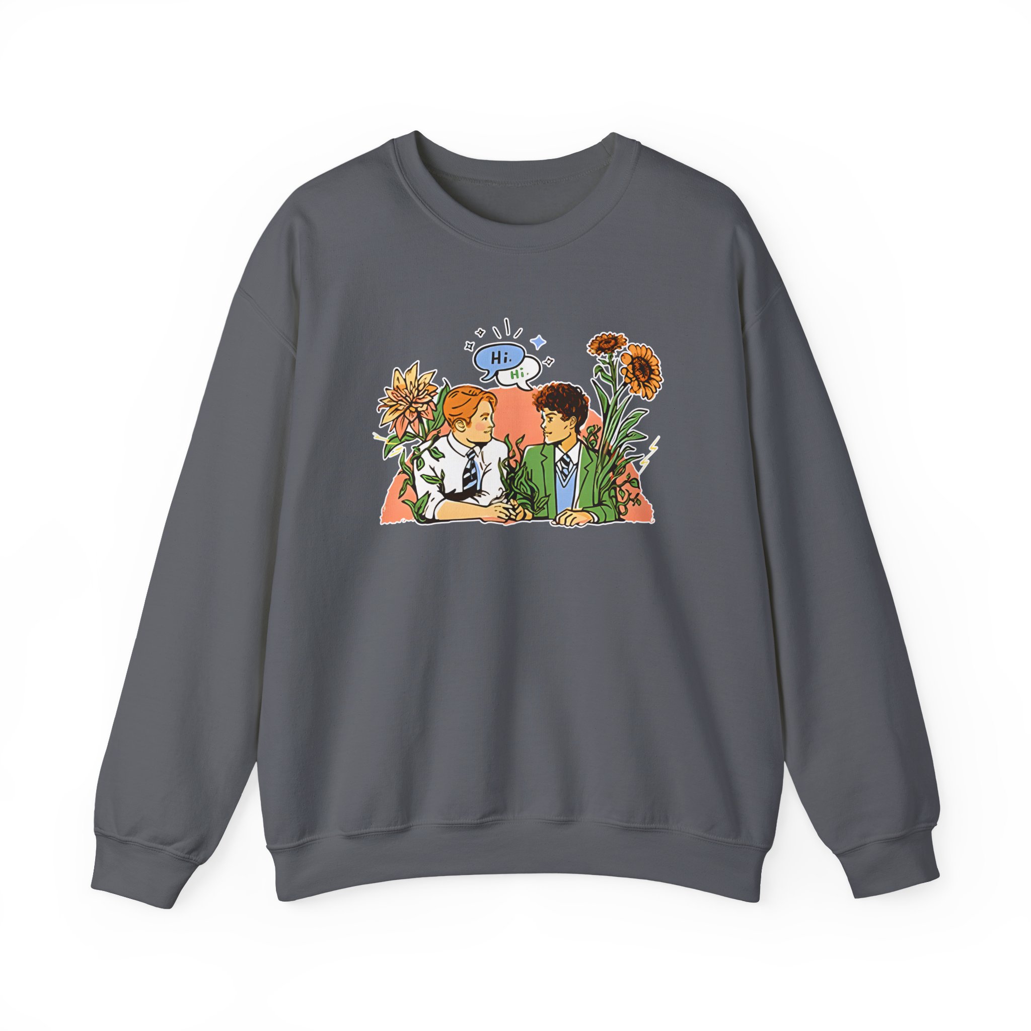 Heartstopper Nick & Charlie Unisex Heavy Blendâ„¢ Crewneck Sweatshirt
