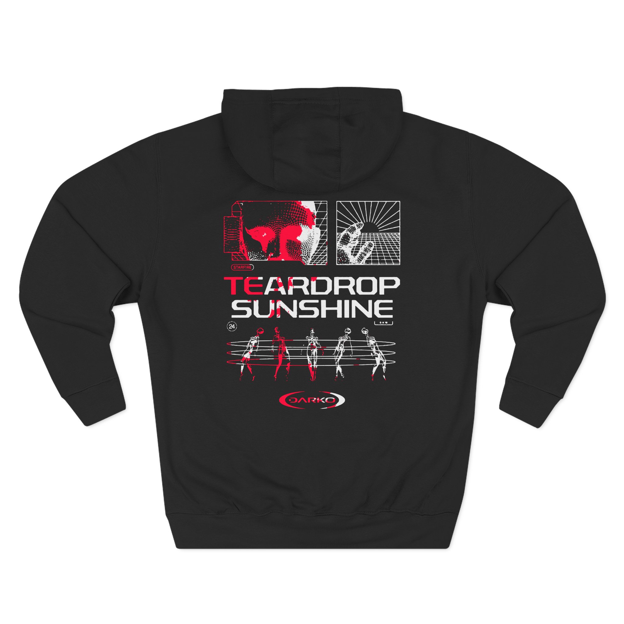 Darko Teardrop Sunshine Three-Panel Fleece Hoodie