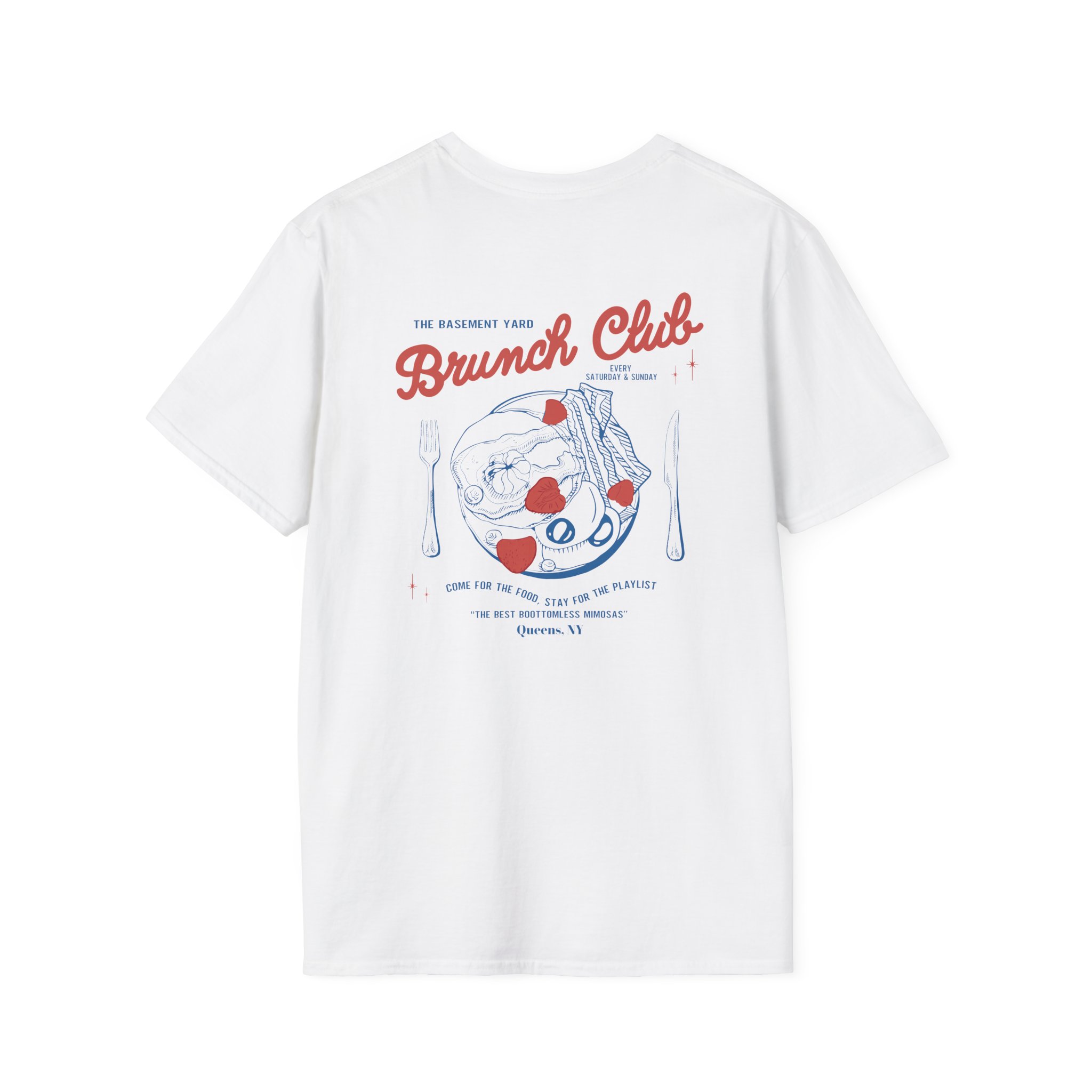 Basement Yard Brunch Club Diner Unisex Softstyle T-Shirt