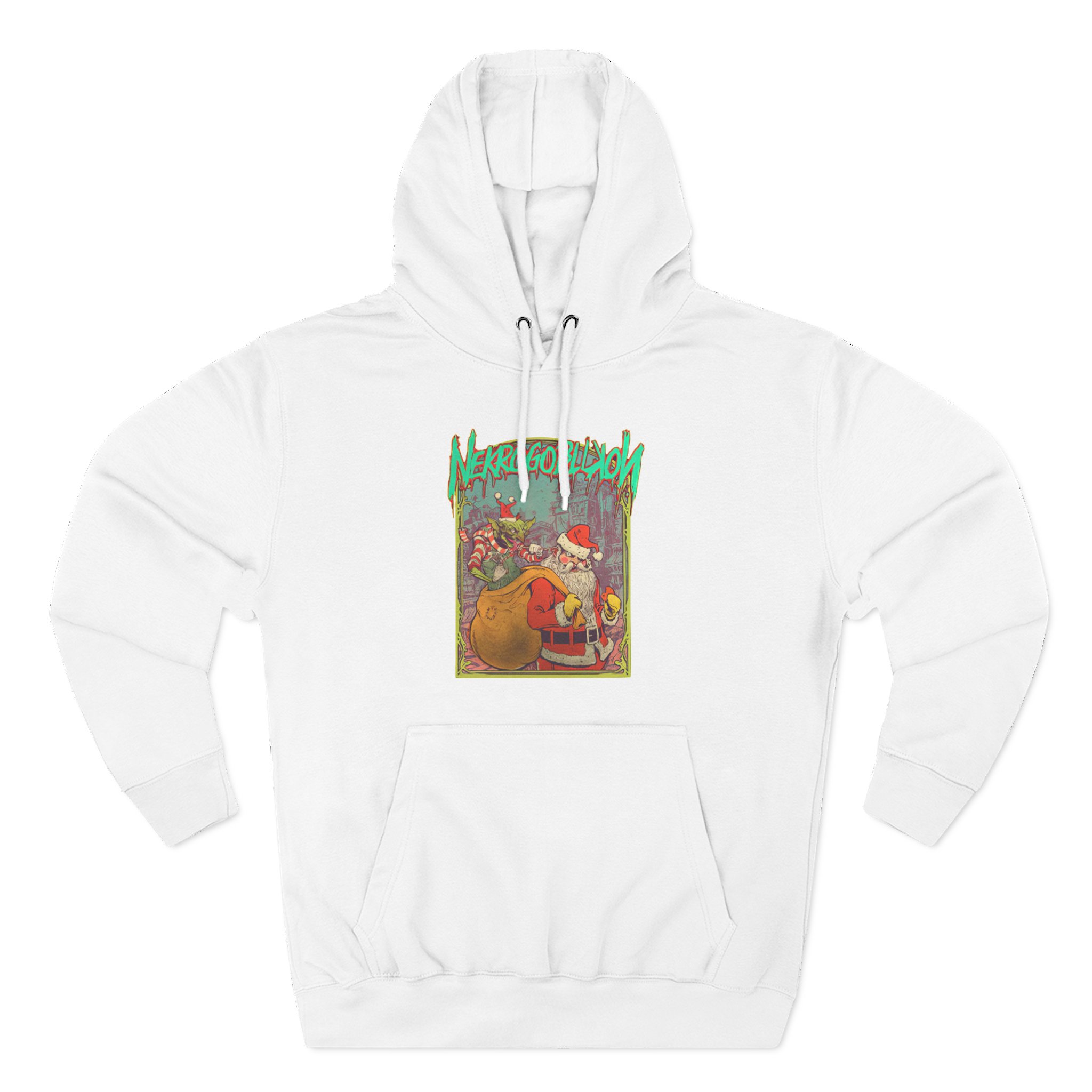 Nekrogoblikon 2023 Xmas Three-Panel Fleece Hoodie