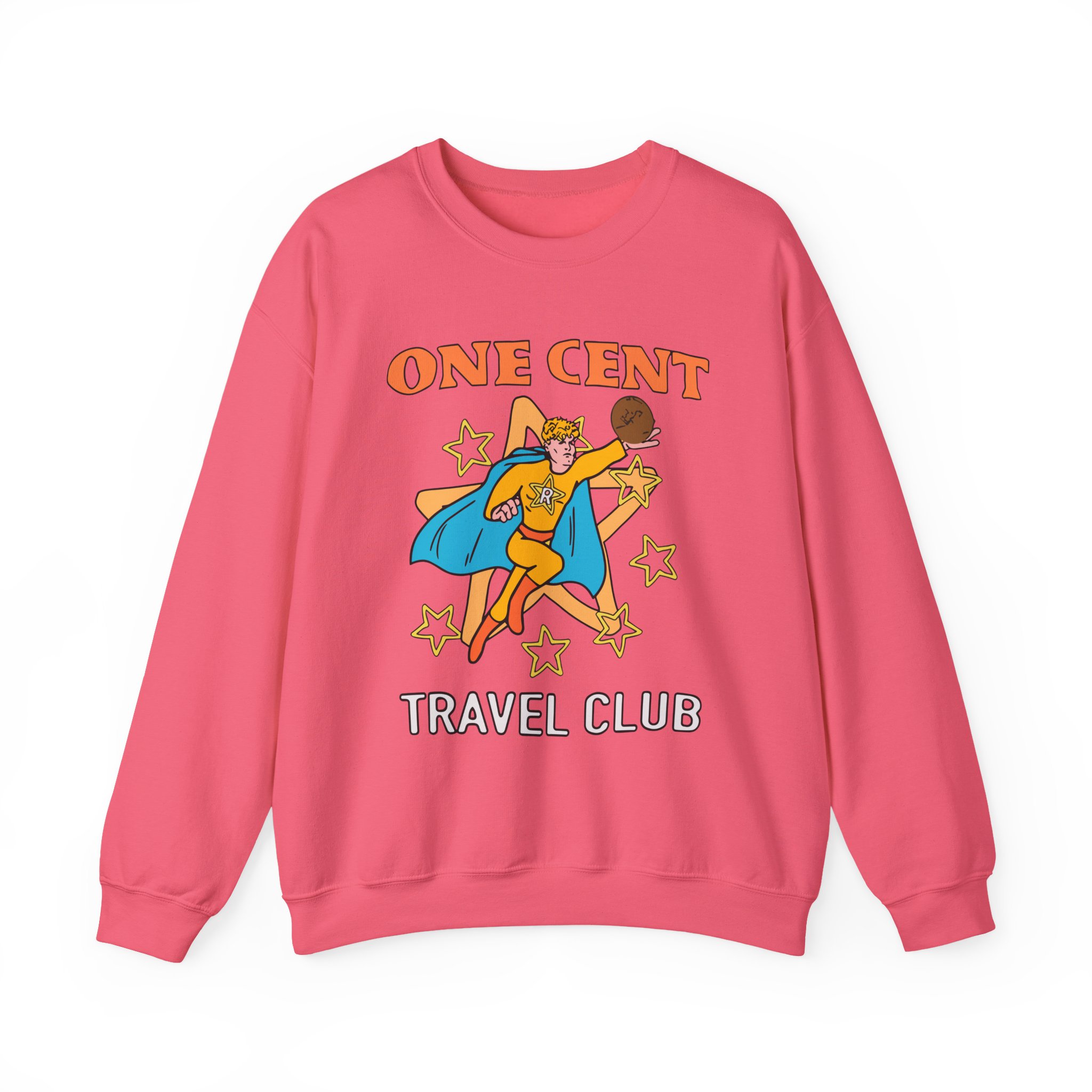 Ryan Trahan One Cent Adventure Awaits Travel Club Unisex Heavy Blendâ„¢ Crewneck Sweatshirt