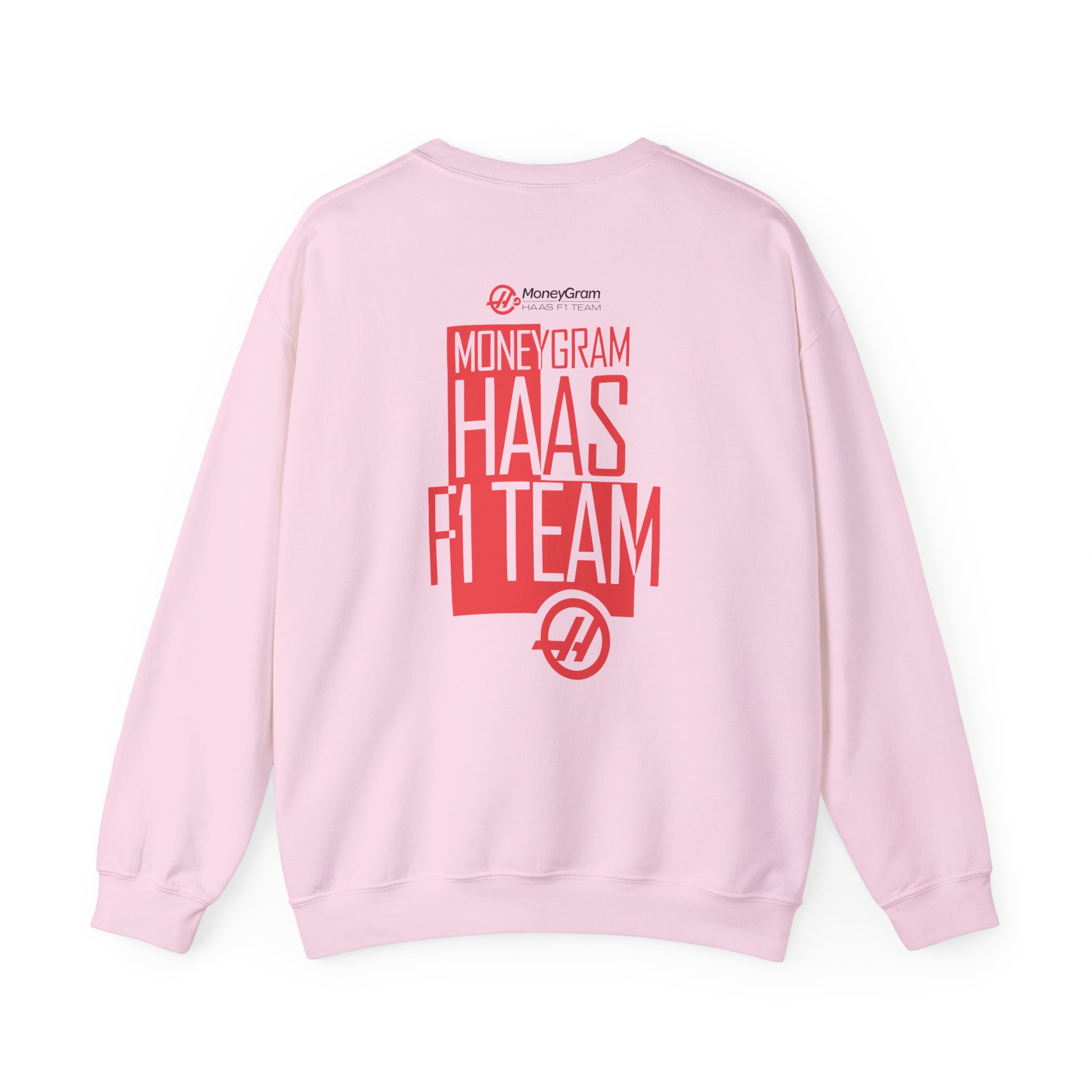Haas F1 Color Block Unisex Heavy Blendâ„¢ Crewneck Sweatshirt