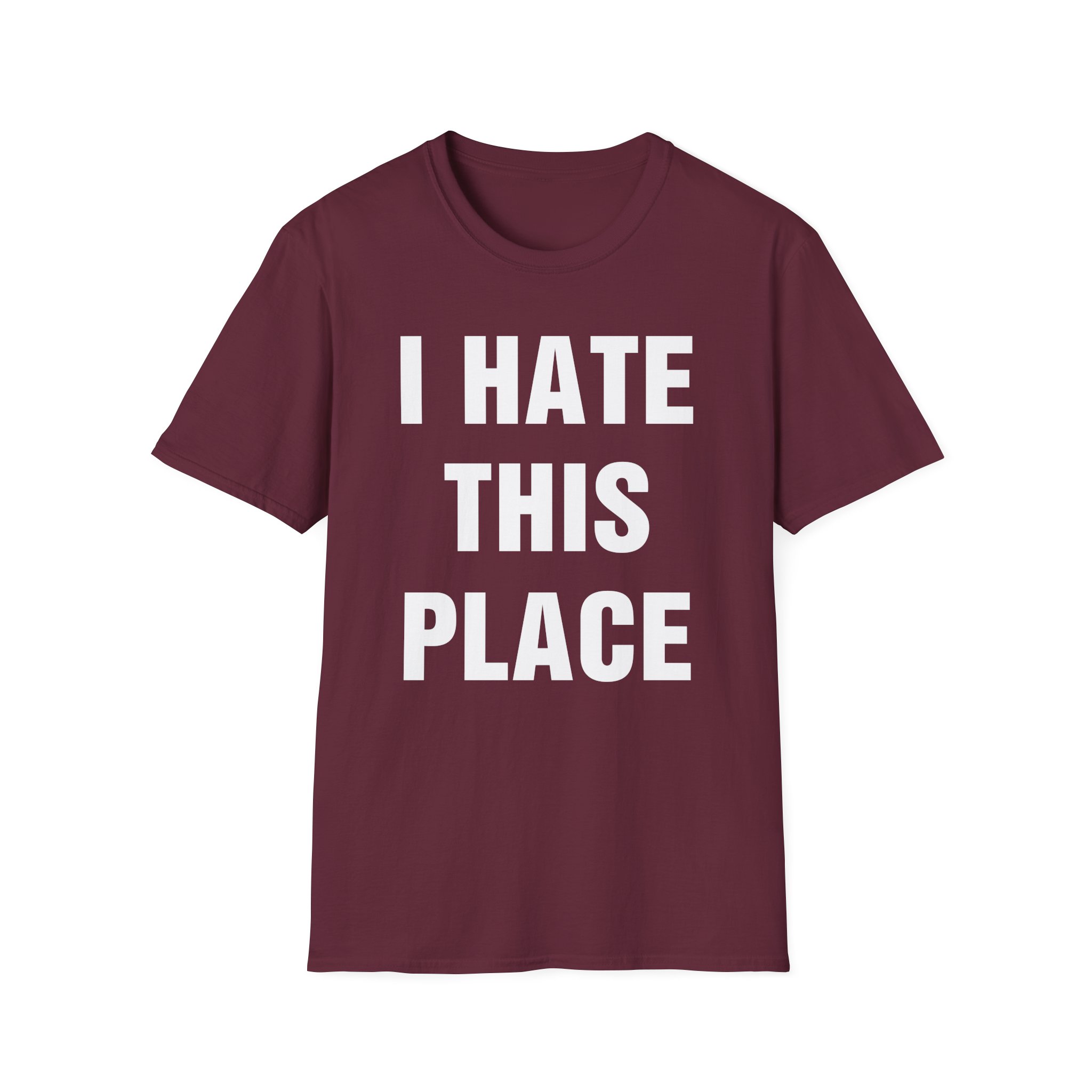Hot Water Music I Hate This Place Unisex Softstyle T-Shirt
