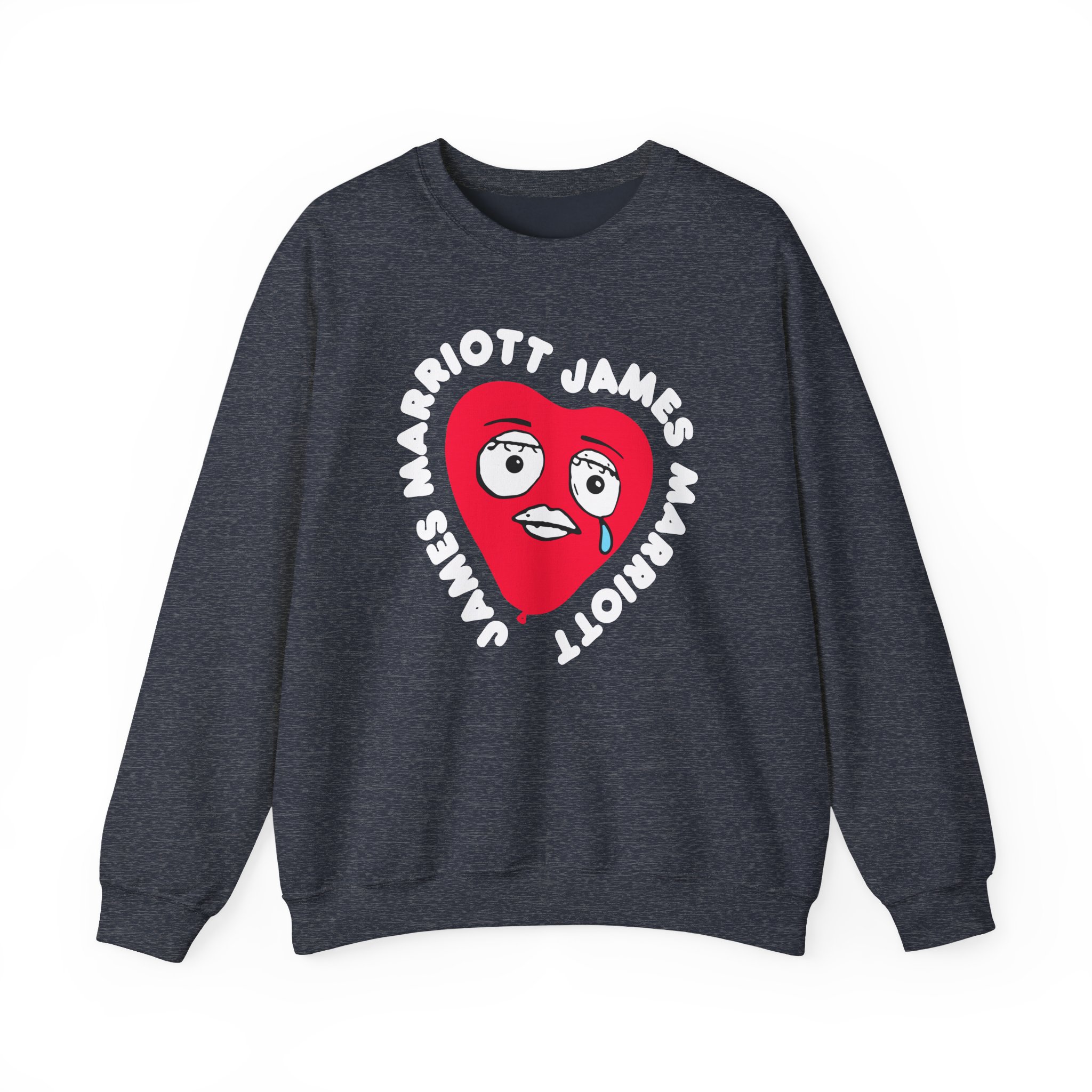 James Marriott Are We There Yet Heart Unisex Heavy Blendâ„¢ Crewneck Sweatshirt