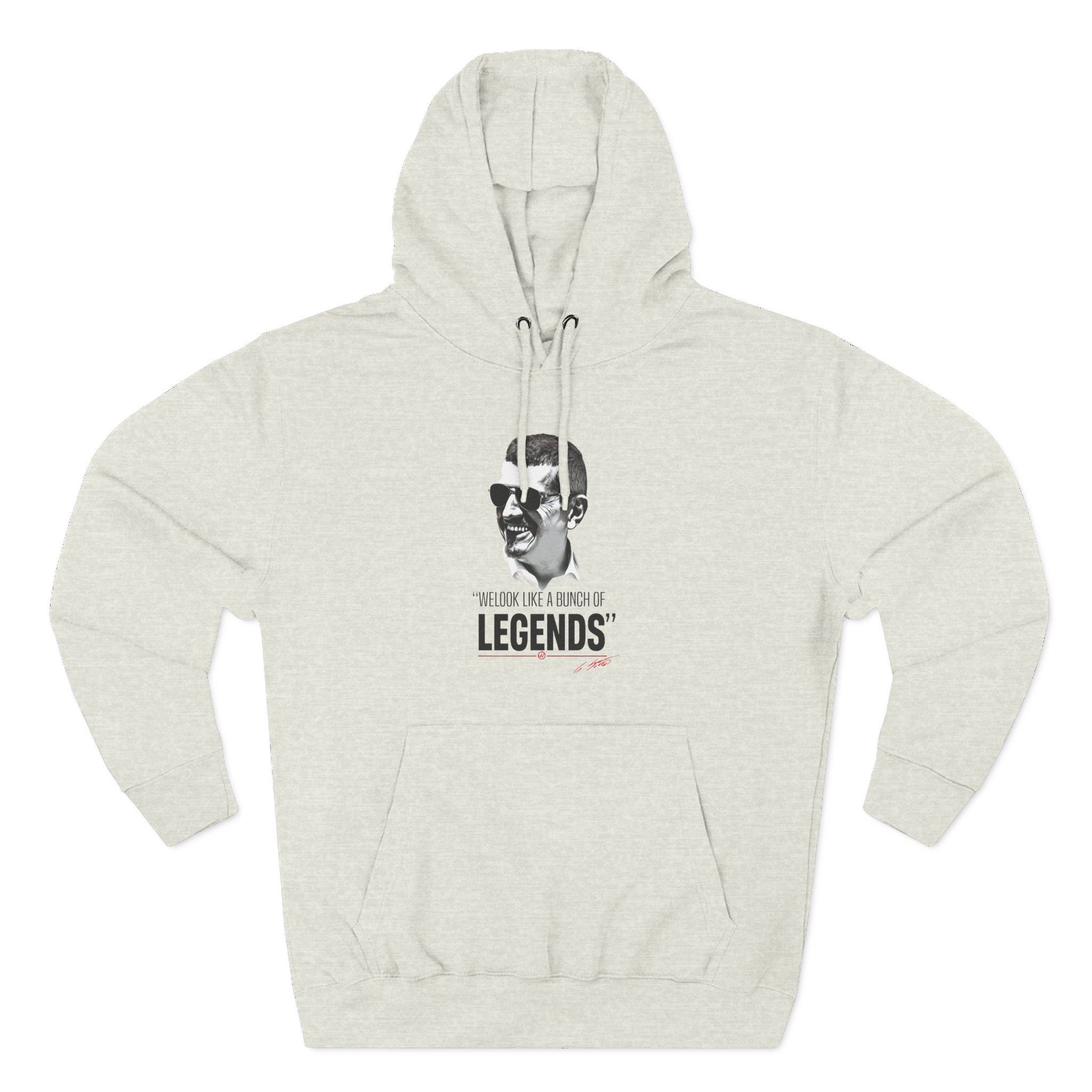 Haas F1 Guenther Steiner Legends Three-Panel Fleece Hoodie