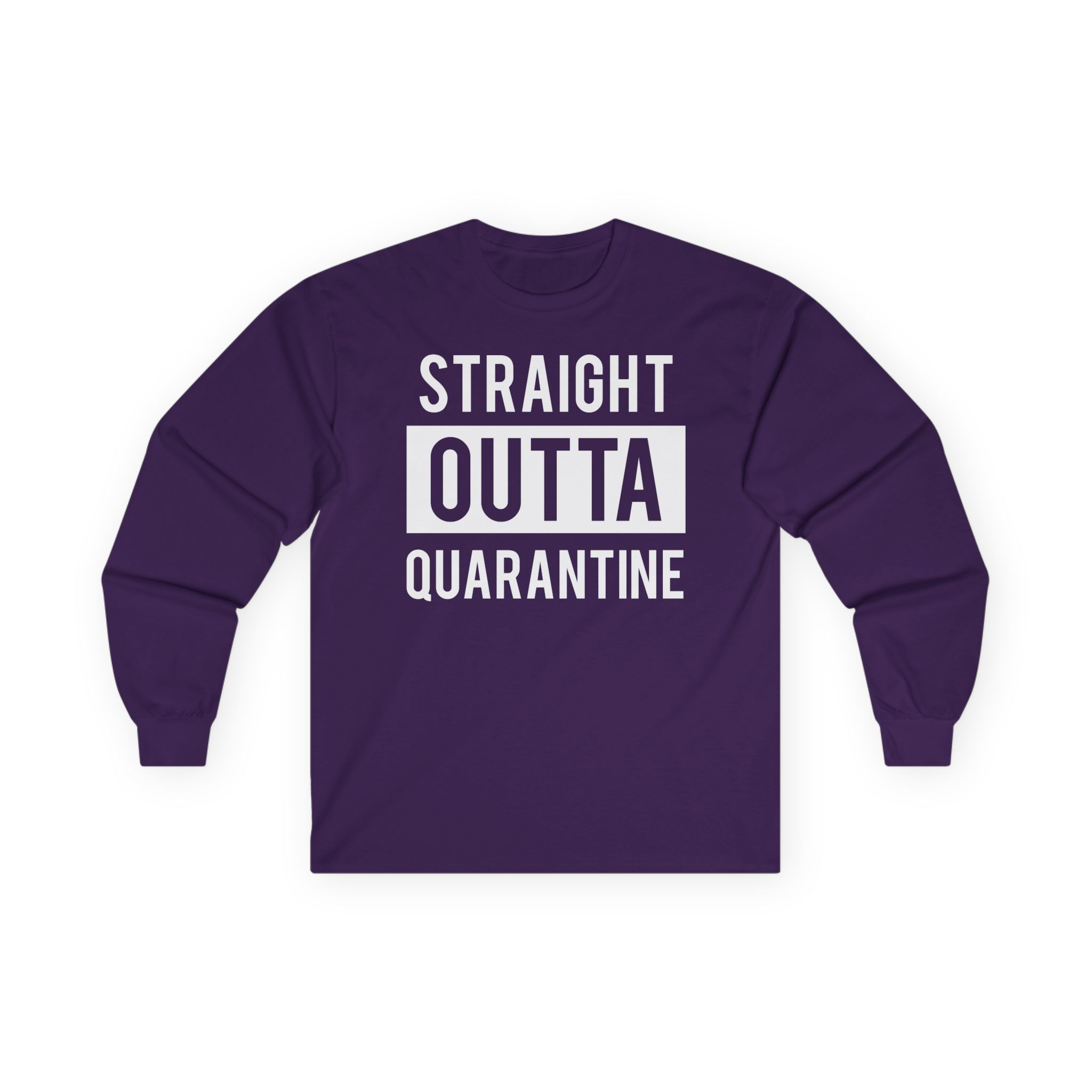 NWA Straight Outta Quarantine Unisex Ultra Cotton Long Sleeve Tee