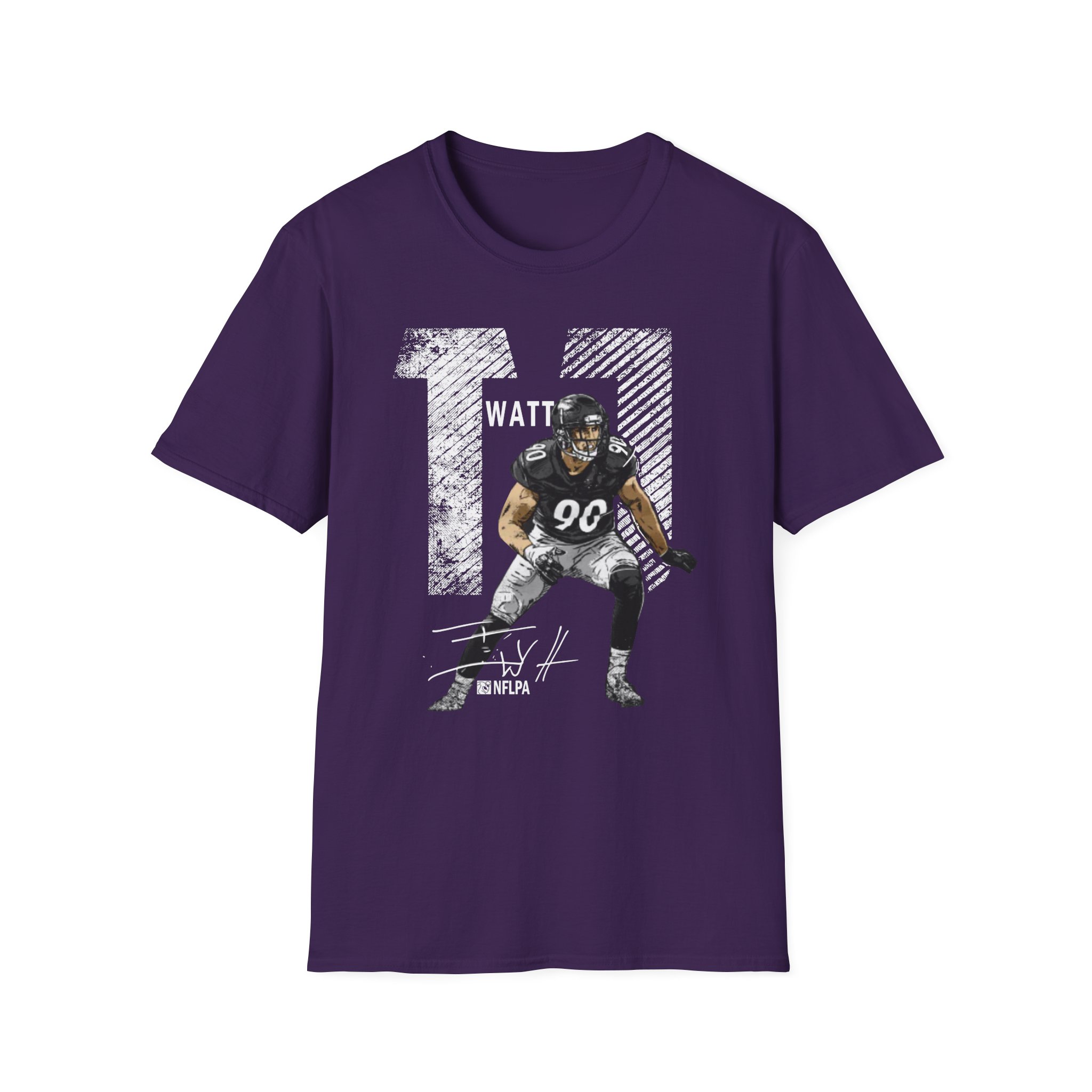 Tj Watt Mega Bold Unisex Softstyle T-Shirt