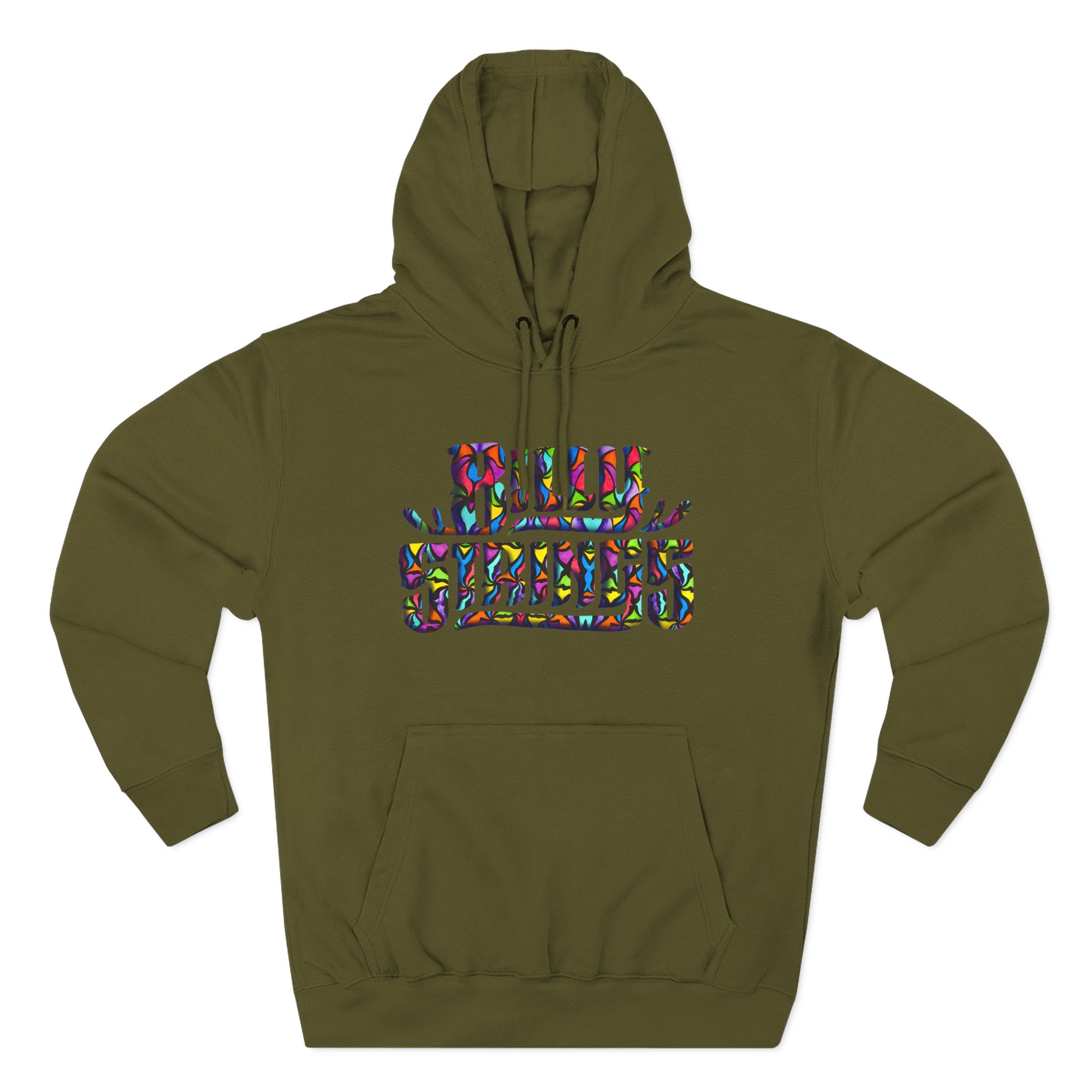 Billy Strings Colorful Classic Logo Three-Panel Fleece Hoodie