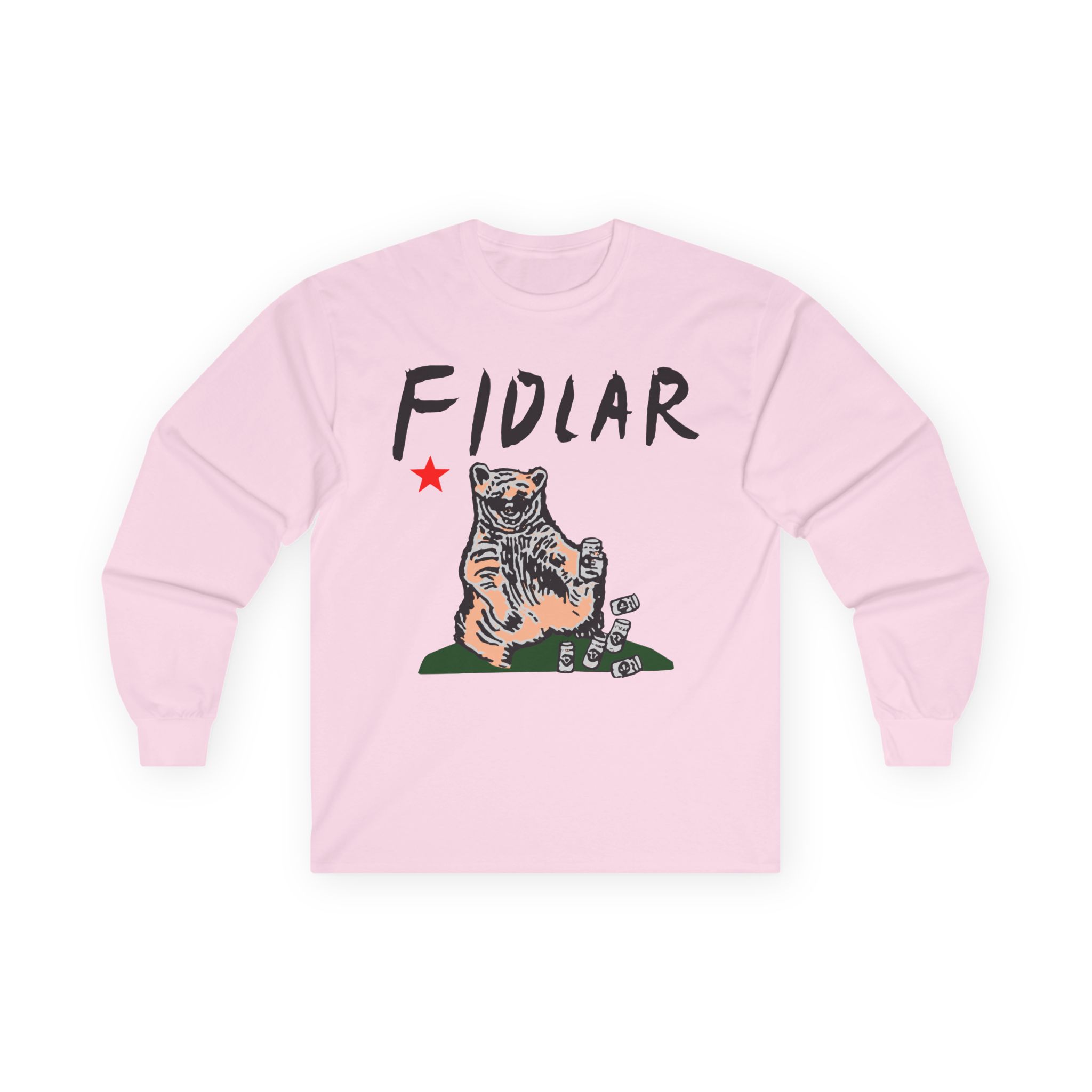 California Bear Drink Cheap Beer Fidlar Unisex Ultra Cotton Long Sleeve Tee